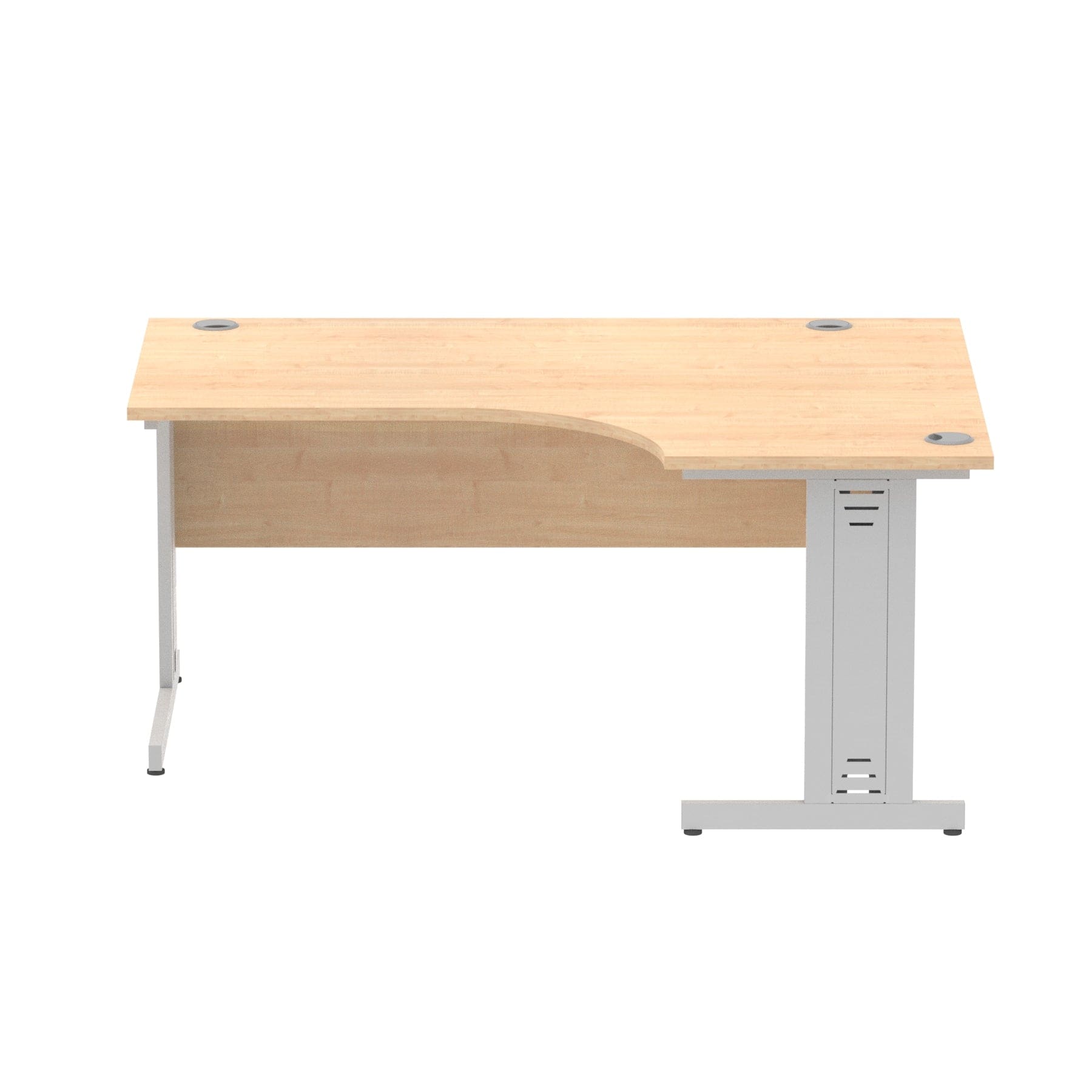 Impulse 1600mm Left Crescent Desk Cable Managed Leg - Image 40