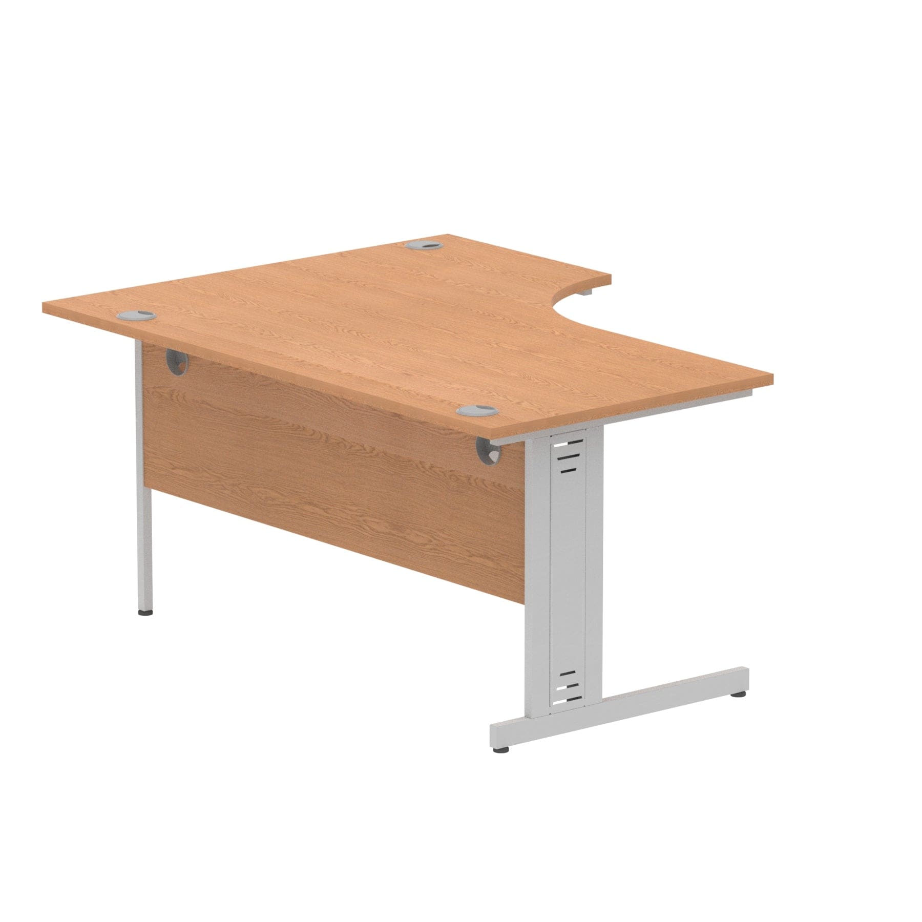 Impulse 1600mm Left Crescent Desk Cable Managed Leg - Image 42