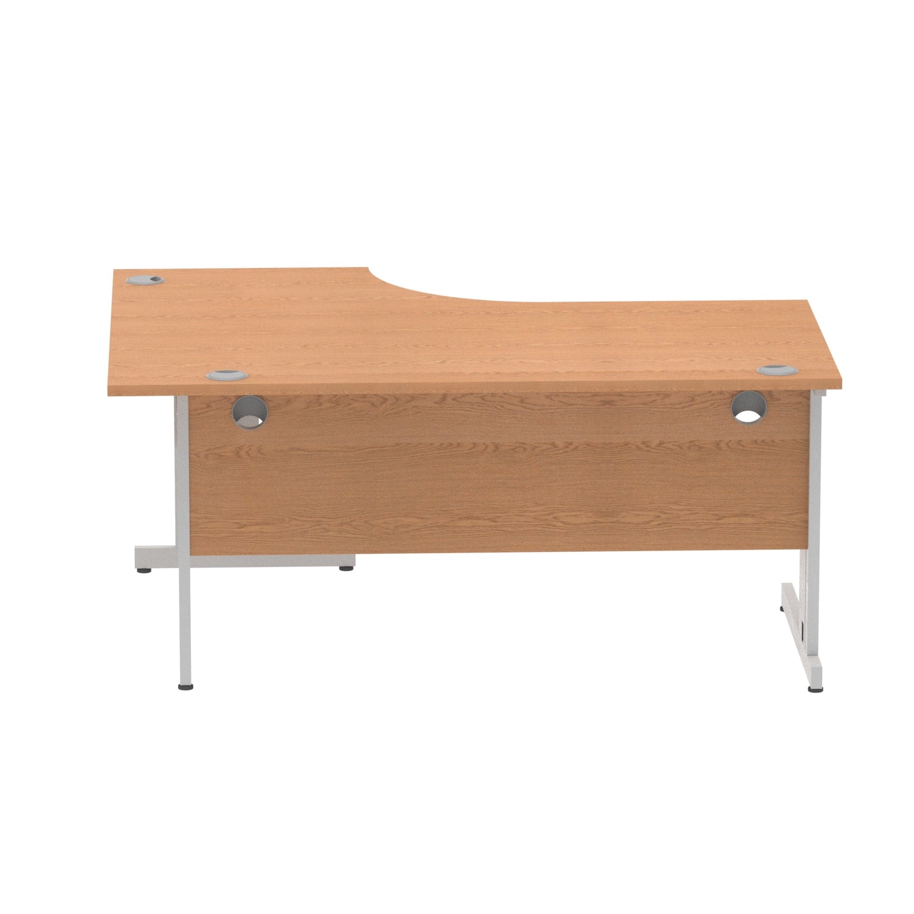 Impulse 1600mm Left Crescent Desk Cable Managed Leg - Image 43