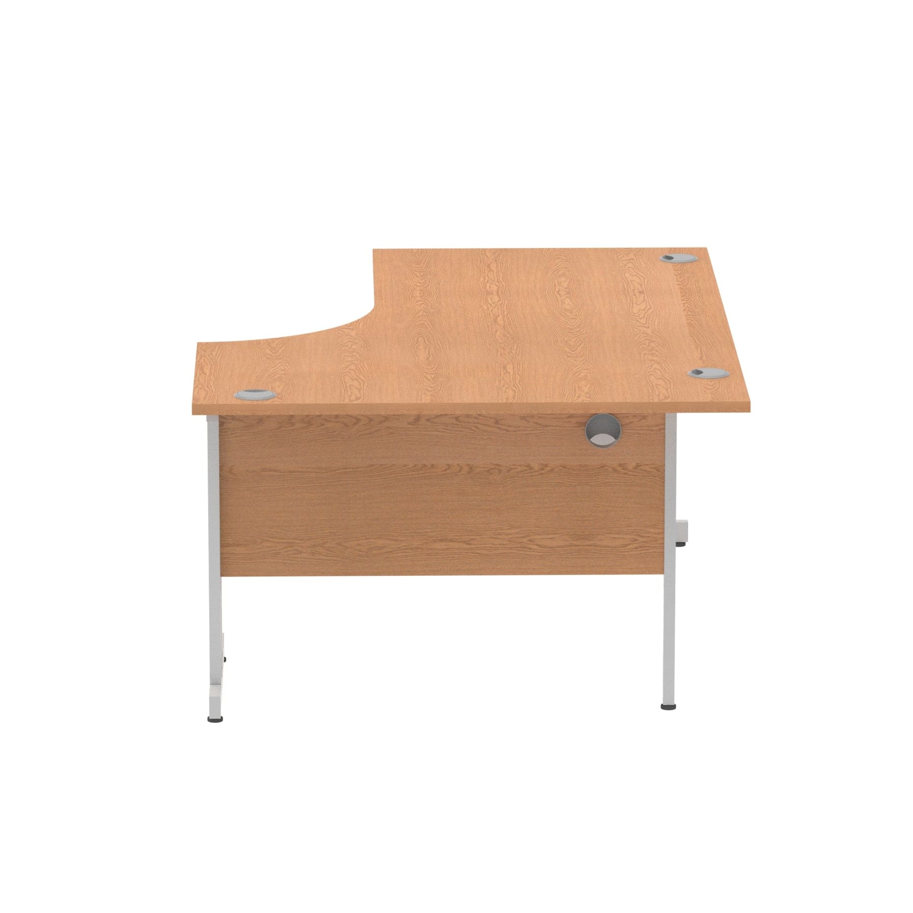 Impulse 1600mm Left Crescent Desk Cable Managed Leg - Image 45