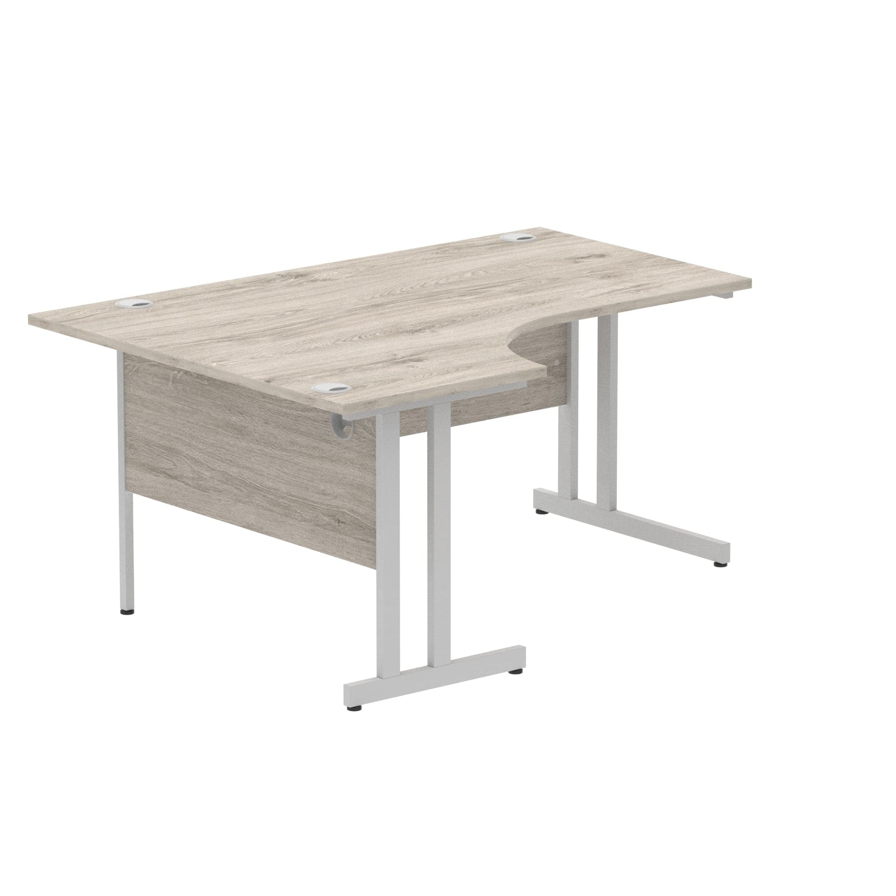 Impulse 1600mm Left Crescent Desk Cable Managed Leg - Image 49