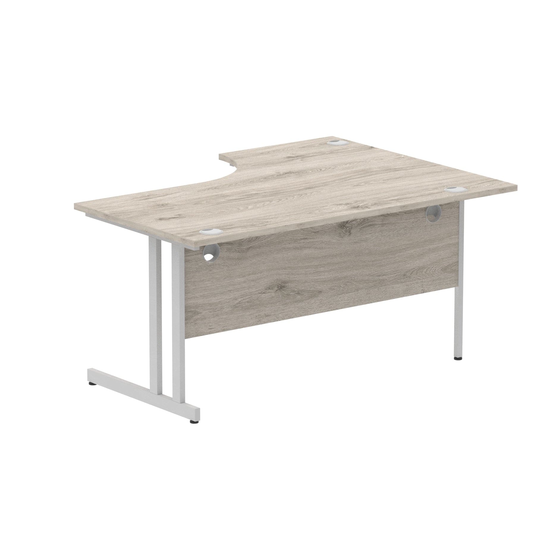 Impulse 1600mm Left Crescent Desk Cable Managed Leg - Image 53