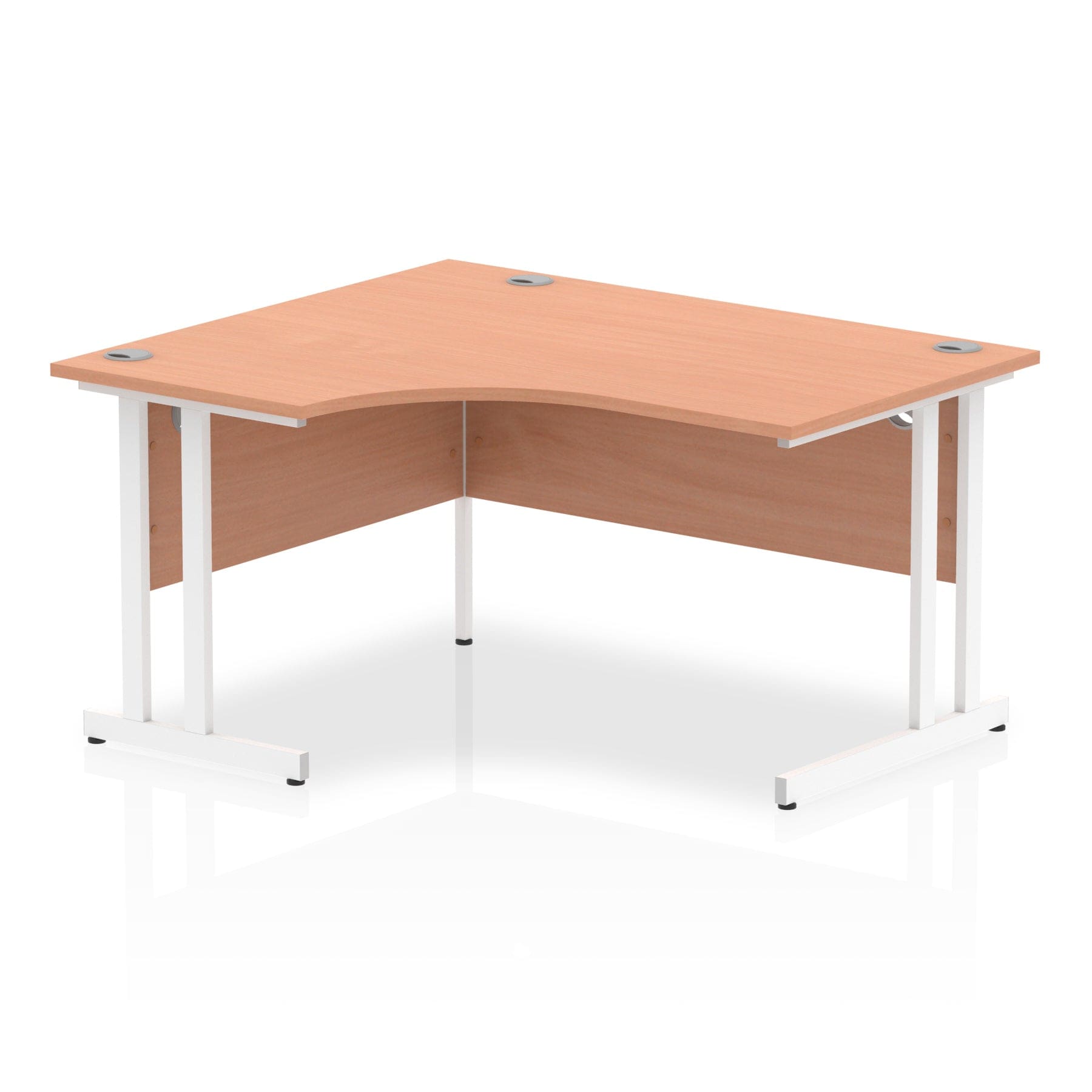 Impulse 1400mm Left Crescent Desk Cantilever Leg - Image 2