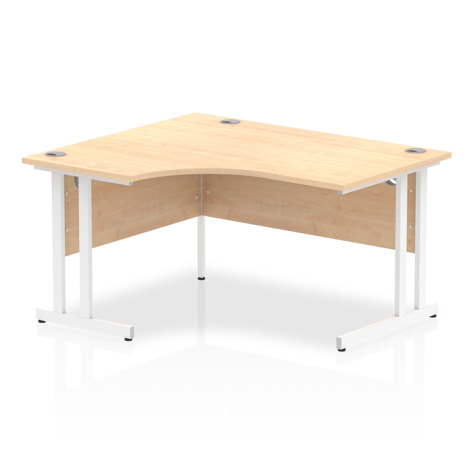 Impulse 1400mm Left Crescent Desk Cantilever Leg - Image 6