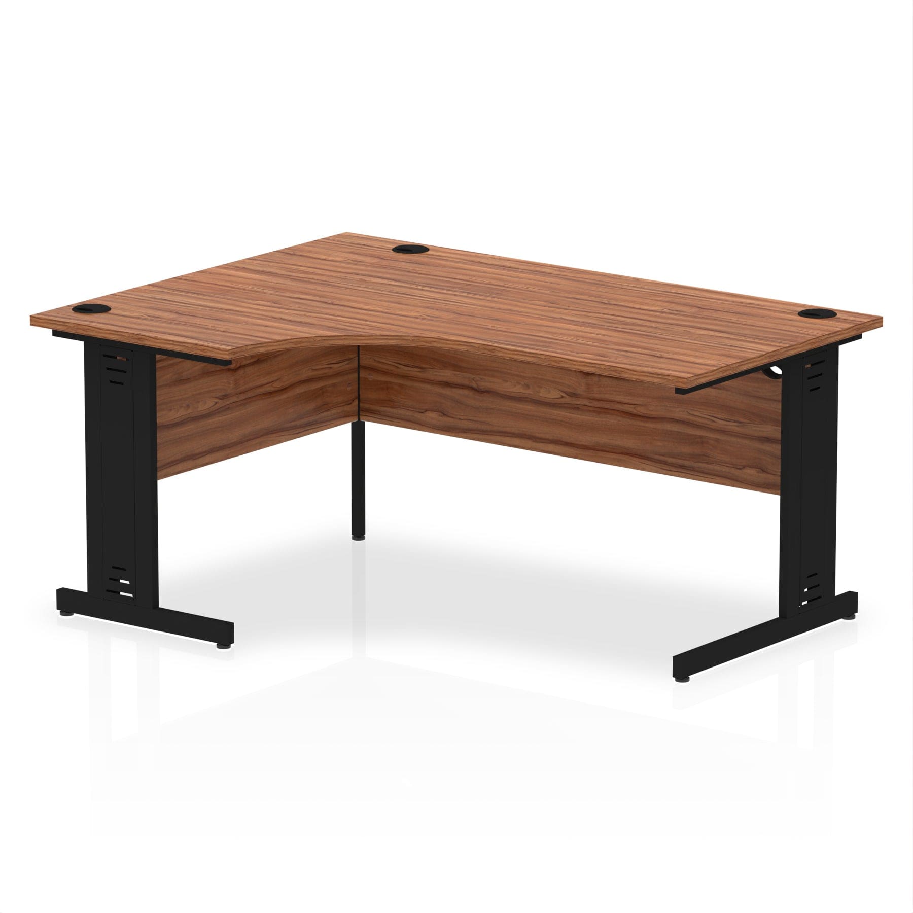 Impulse 1600mm Left Crescent Desk Cable Managed Leg - Image 59