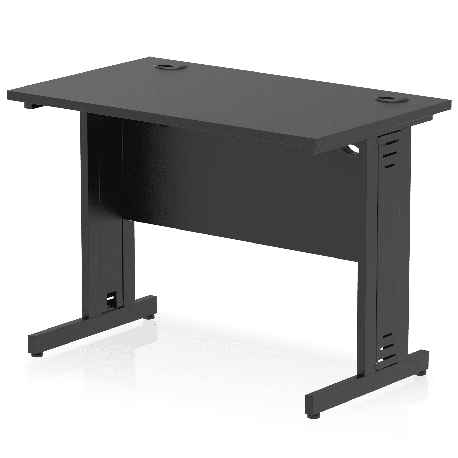 Impulse 1000mm Slimline Desk Cable Managed Leg - Image 17