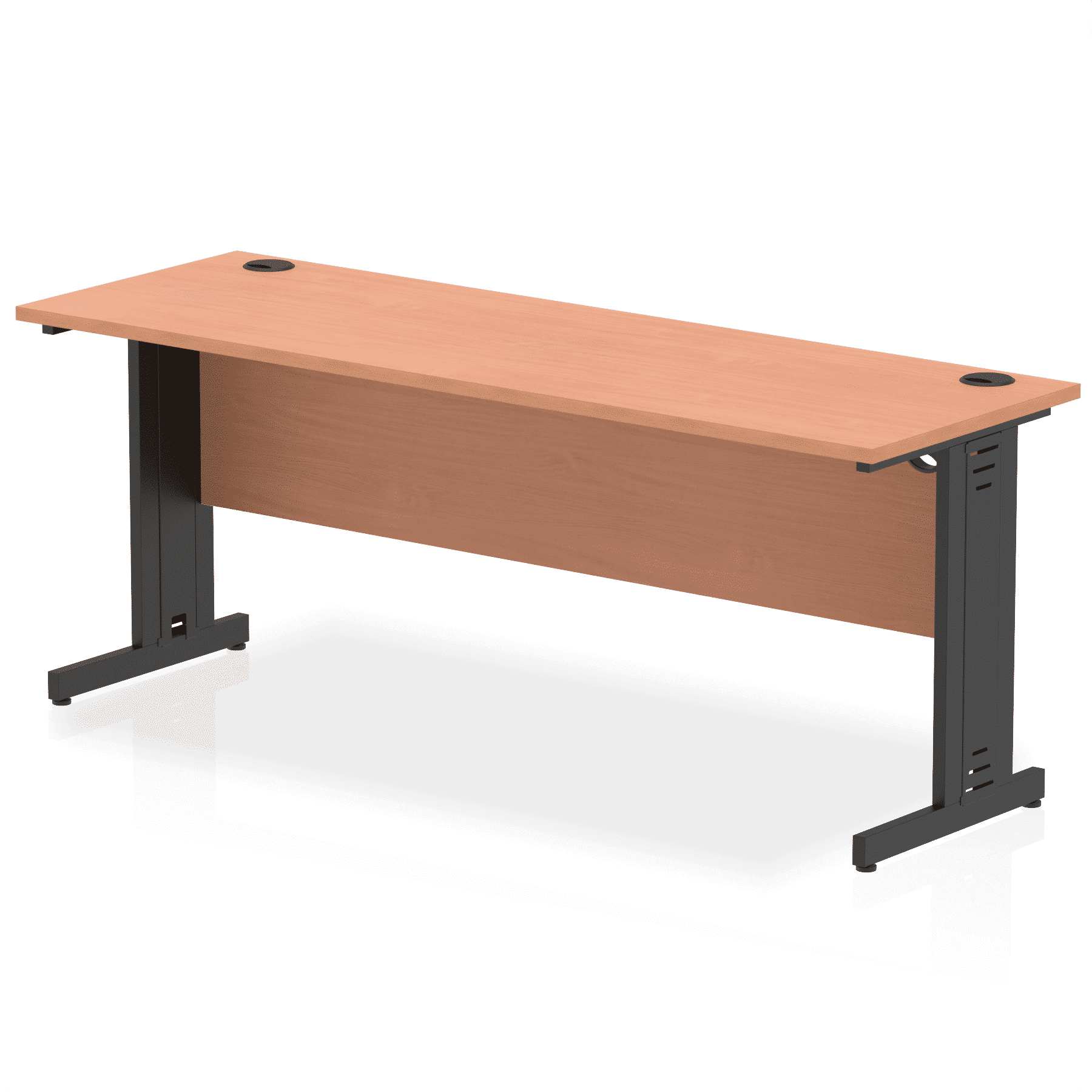 Impulse 1800mm Slimline Desk Cable Managed Leg - Image 16