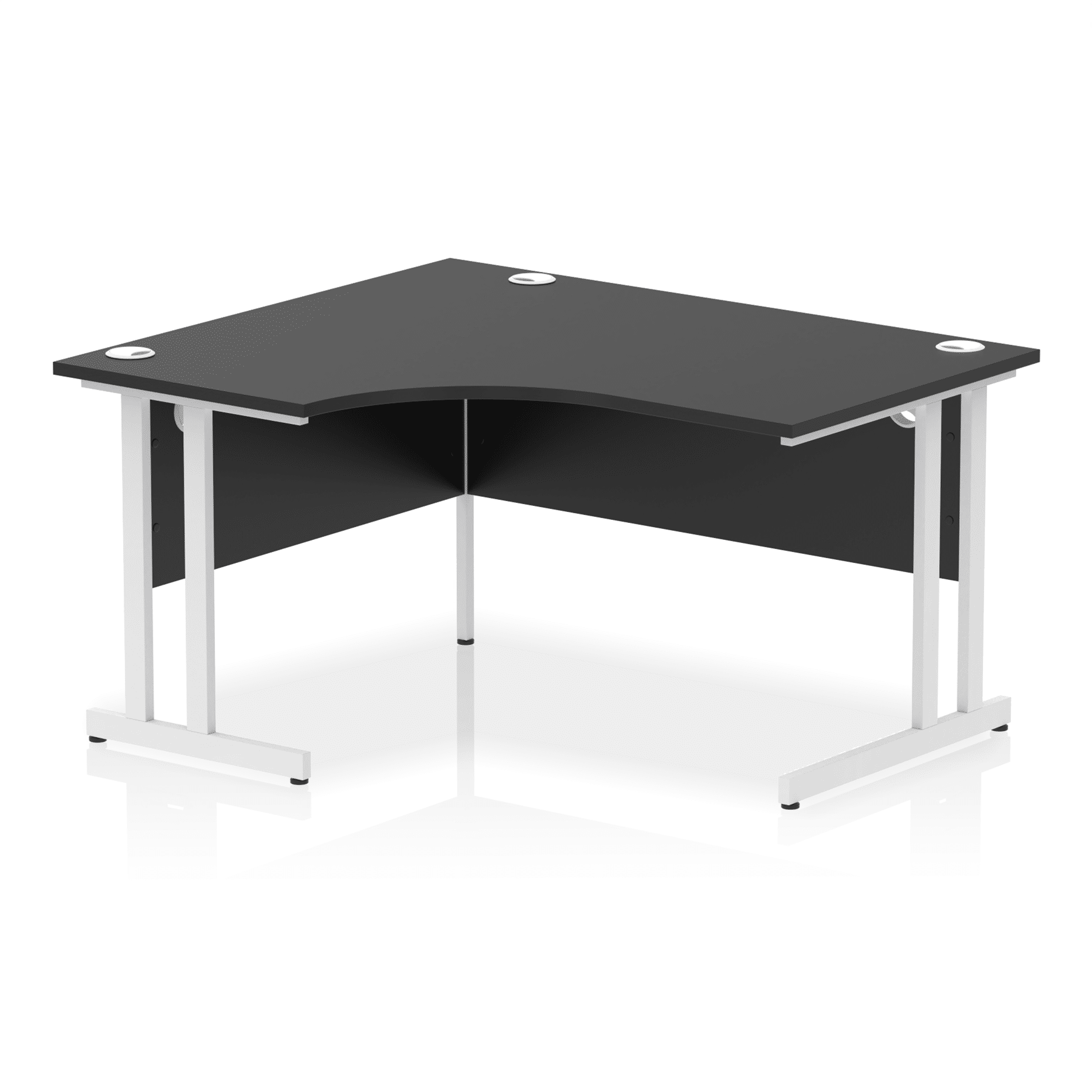 Impulse 1400mm Left Crescent Desk Cantilever Leg - Image 21