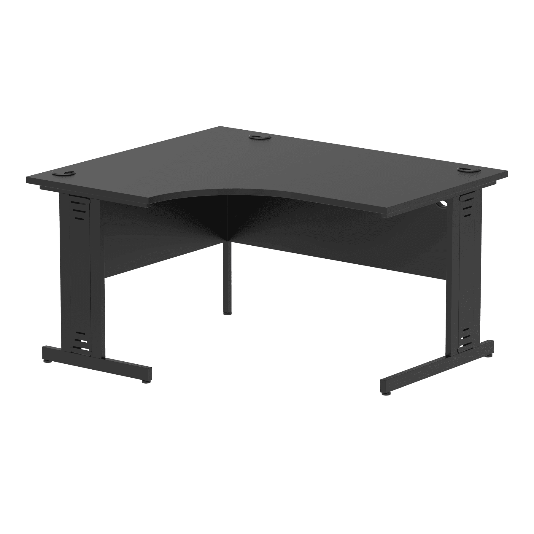 Impulse 1400mm Left Crescent Desk Cable Managed Leg - Image 19