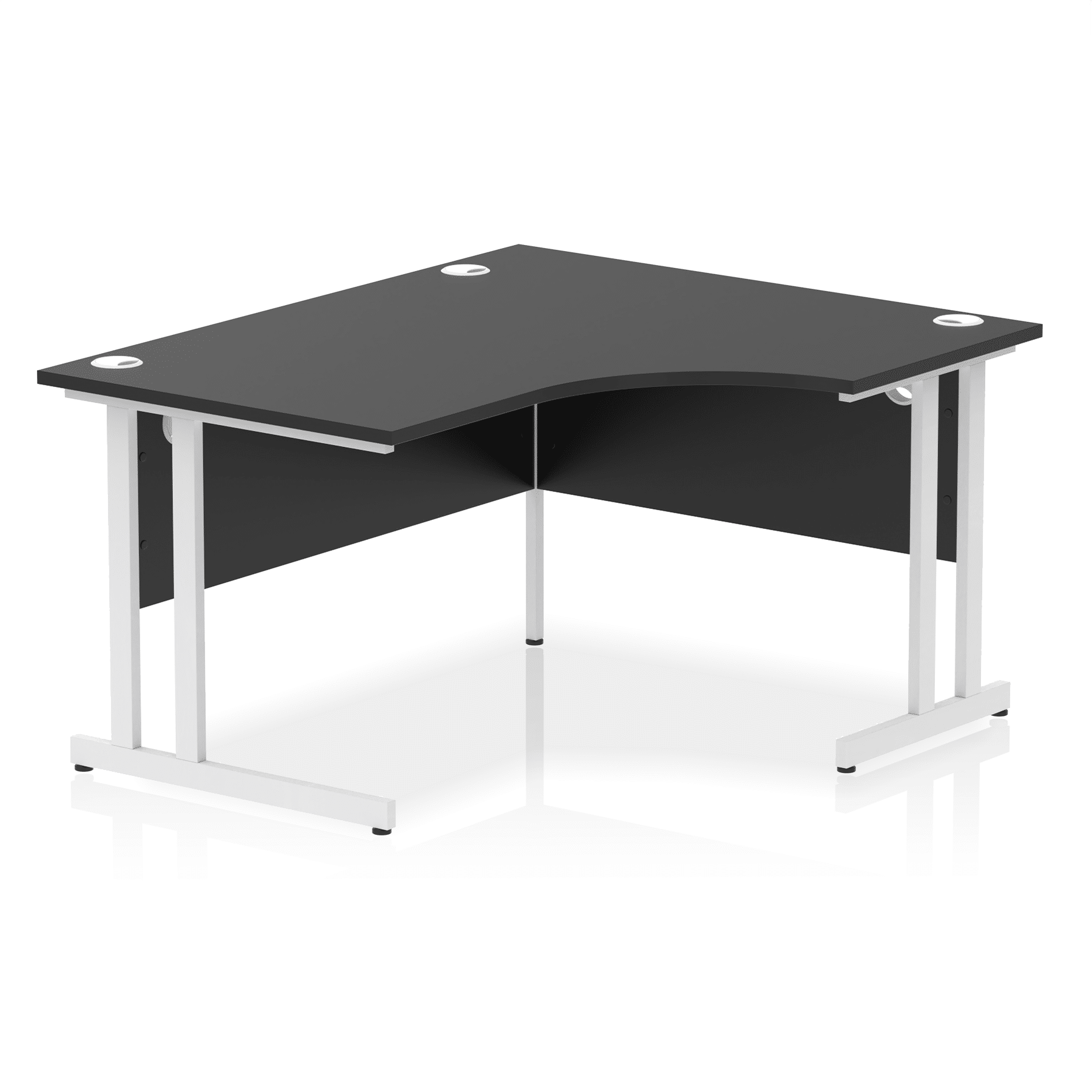 Impulse 1400mm Right Crescent Desk Cantilever Leg - Image 21