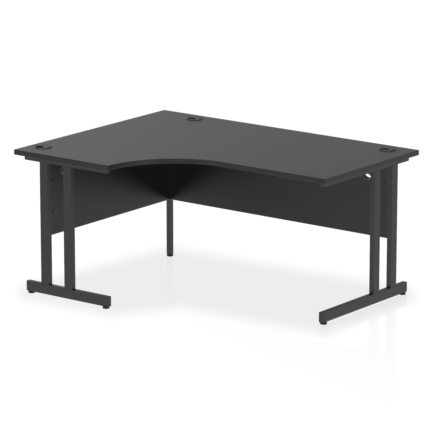 Impulse 1600mm Right Crescent Desk Cantilever Leg - Image 19