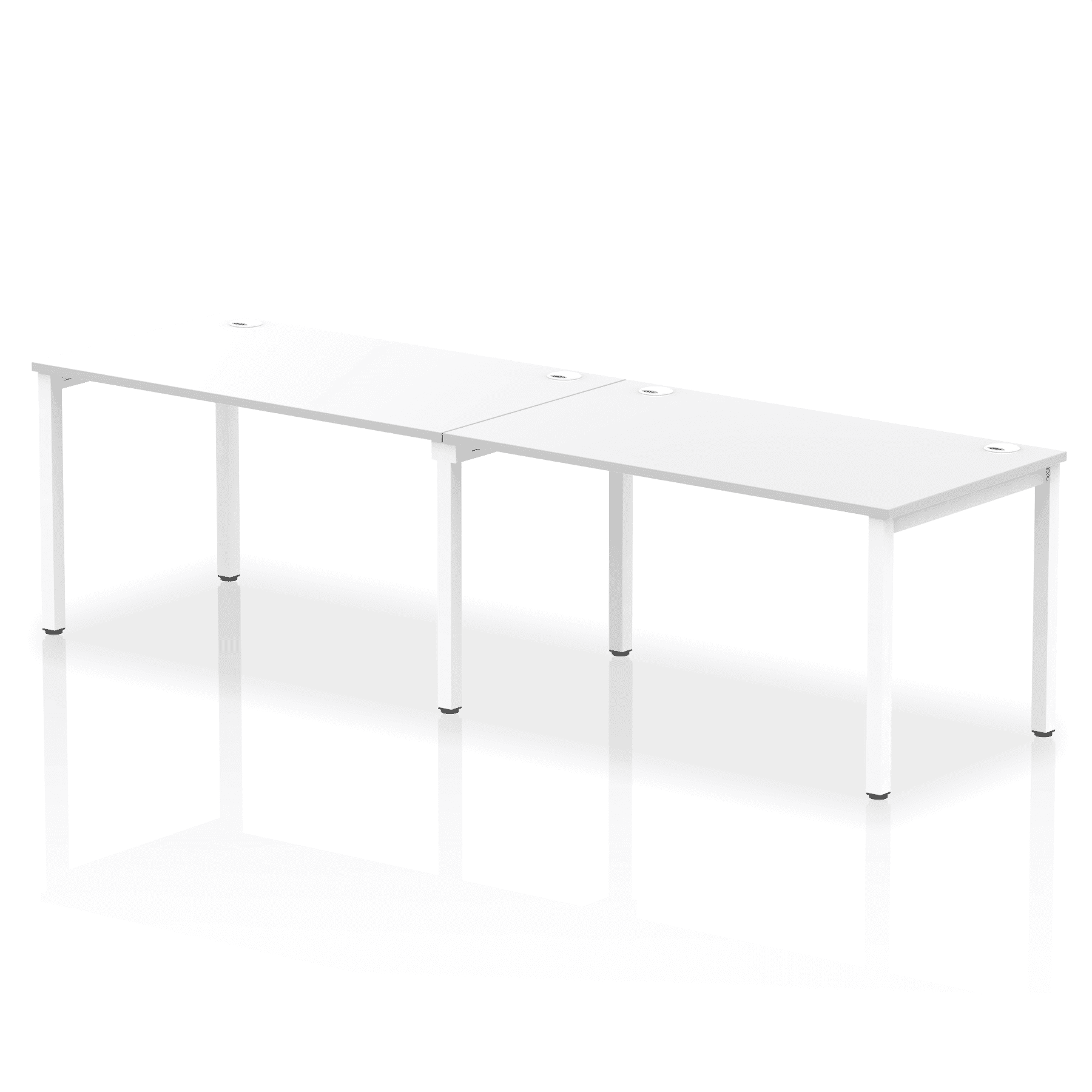 Impulse Single Row Bench Desk - 2 Person - Image 35