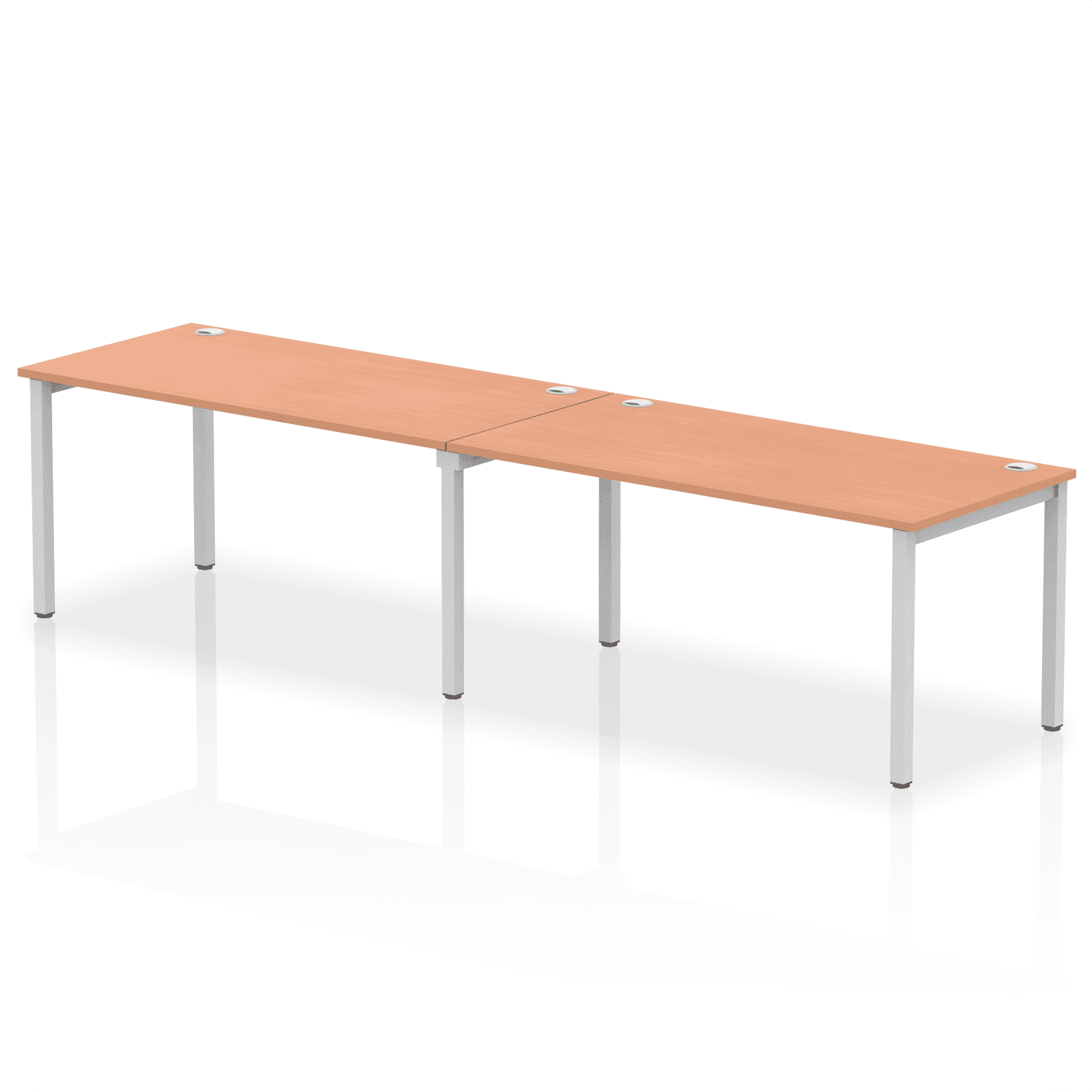 Impulse Single Row Bench Desk - 2 Person - Image 36