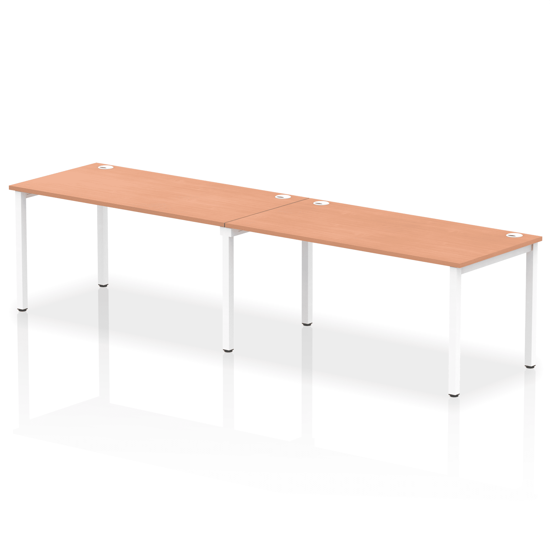 Impulse Single Row Bench Desk - 2 Person - Image 37