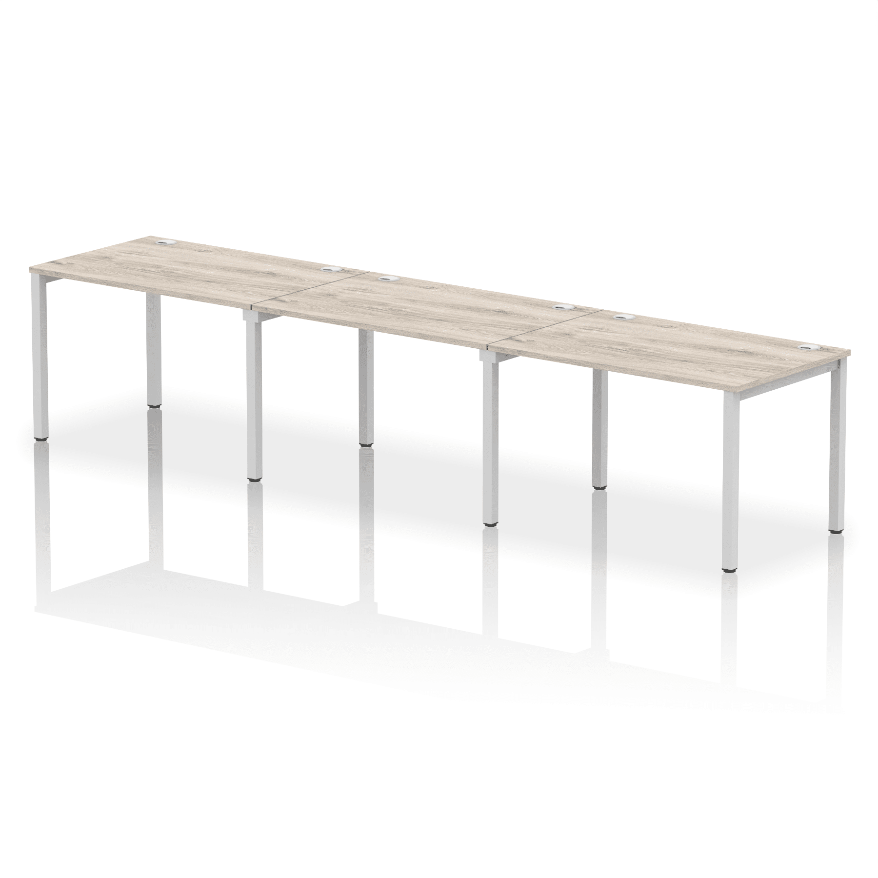 Impulse Single Row Bench Desk - 3 Person - Image 3