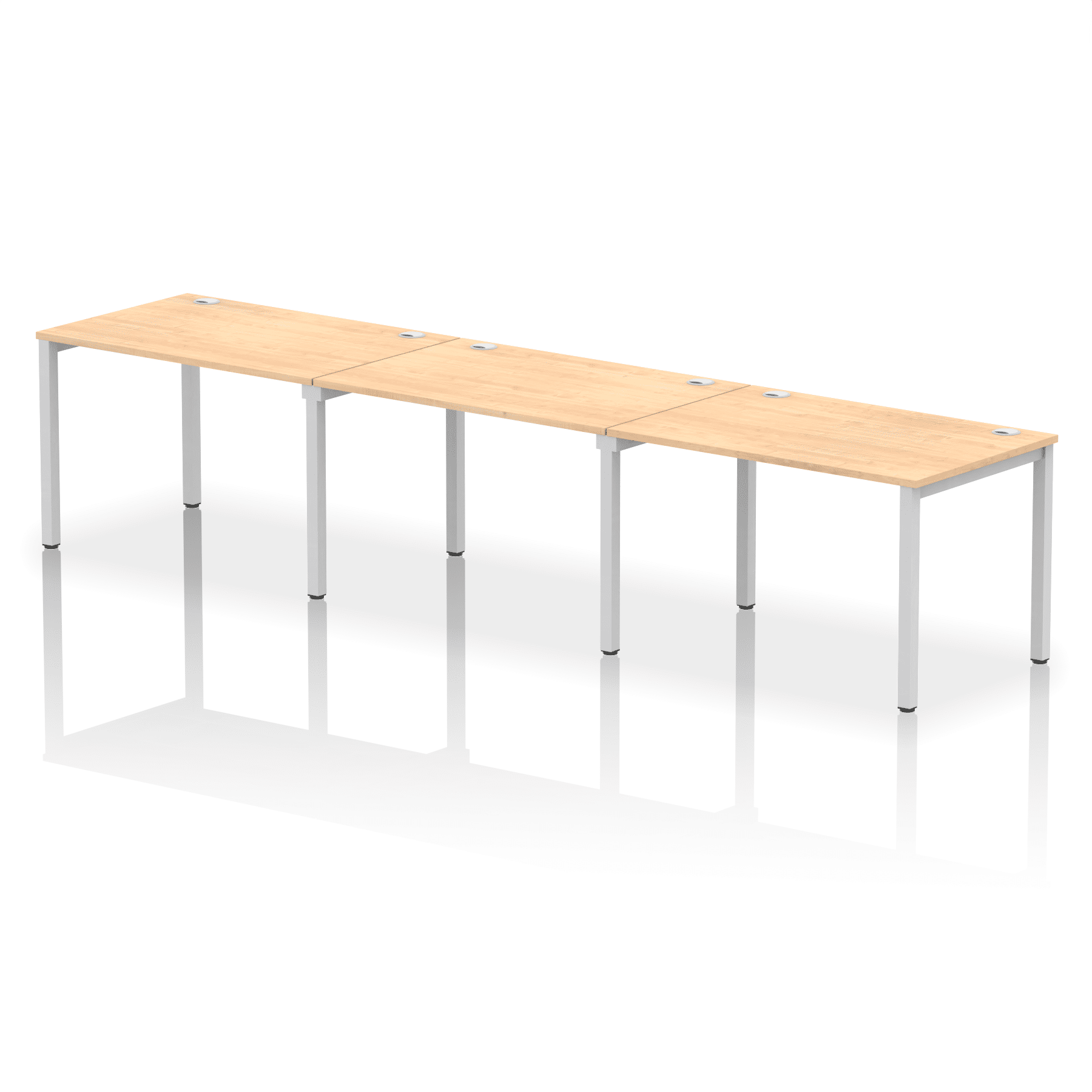 Impulse Single Row Bench Desk - 3 Person - Image 5
