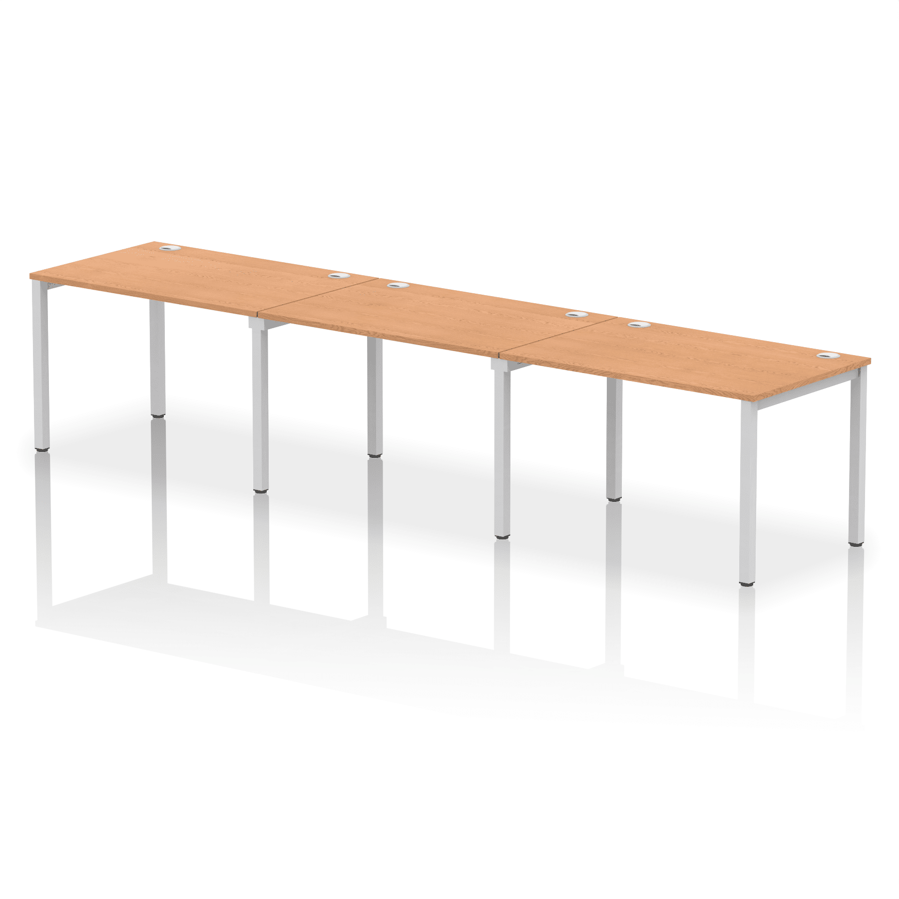 Impulse Single Row Bench Desk - 3 Person - Image 7