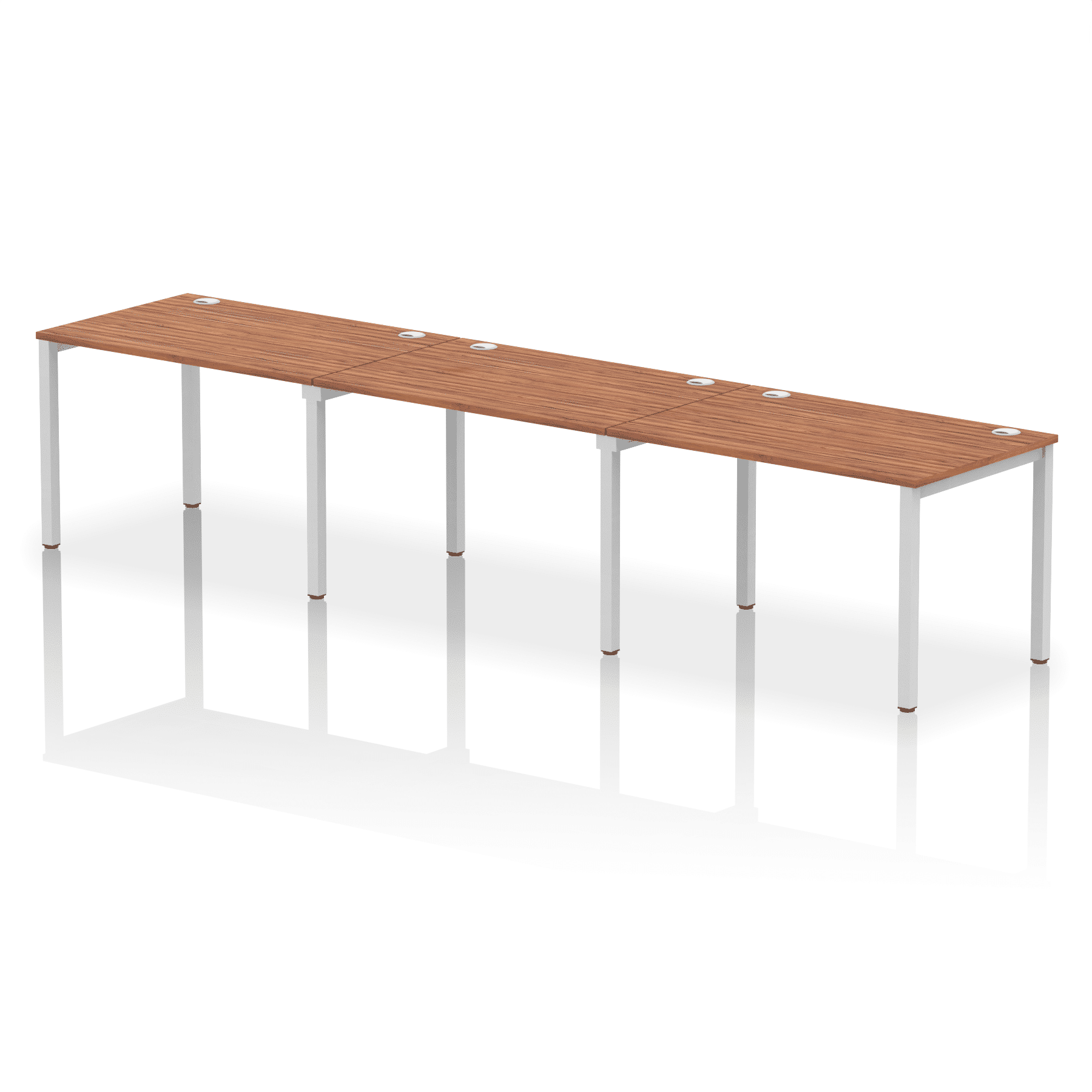Impulse Single Row Bench Desk - 3 Person - Image 9