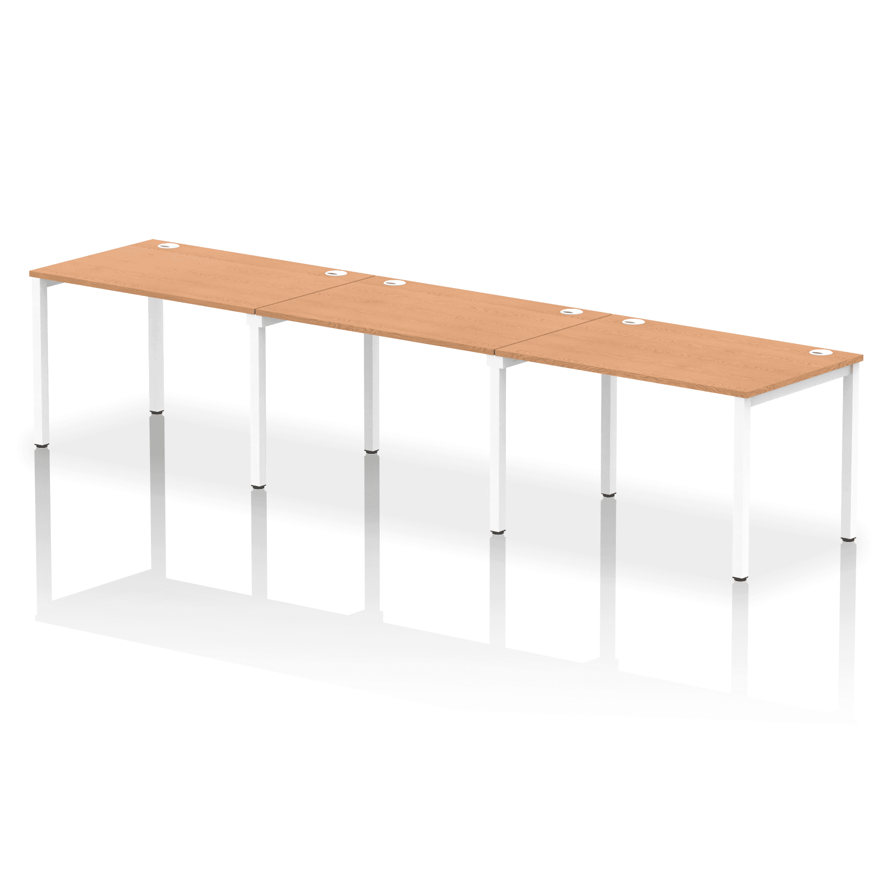 Impulse Single Row Bench Desk - 3 Person - Image 8