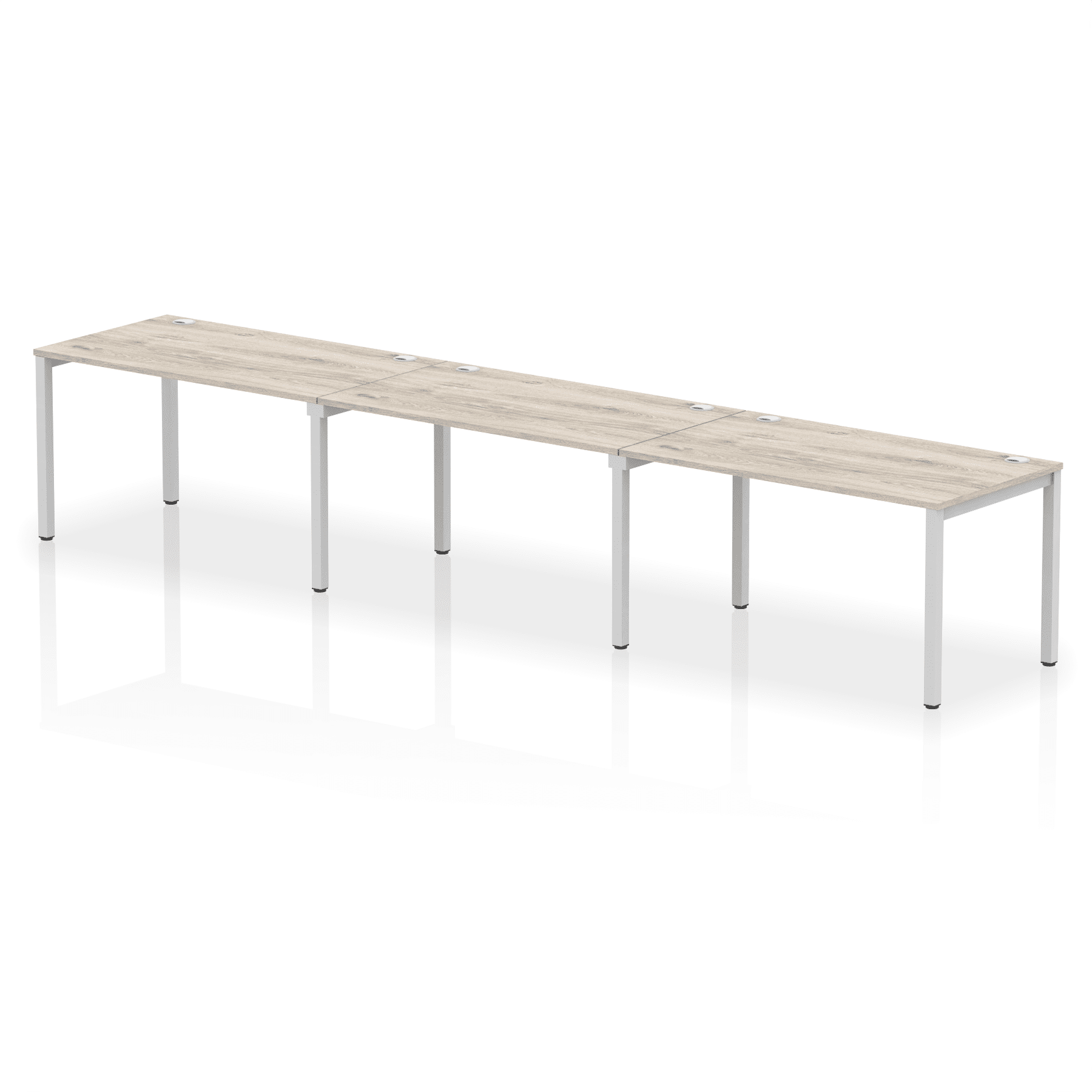 Impulse Single Row Bench Desk - 3 Person - Image 15