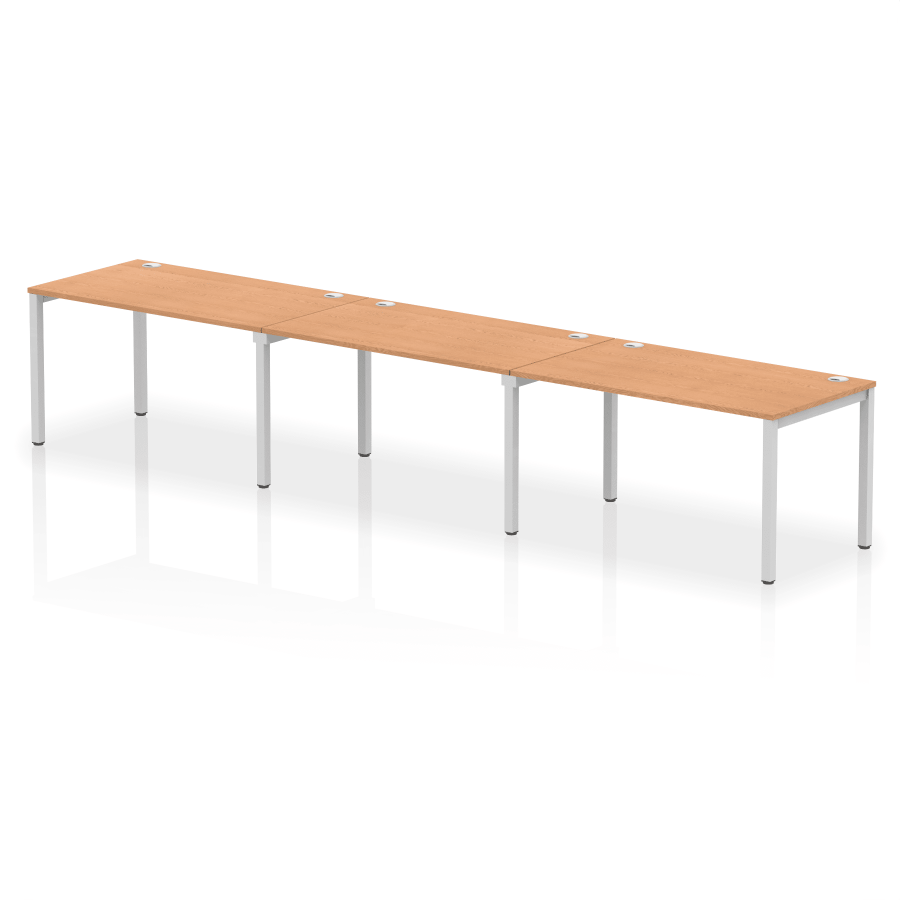 Impulse Single Row Bench Desk - 3 Person - Image 19