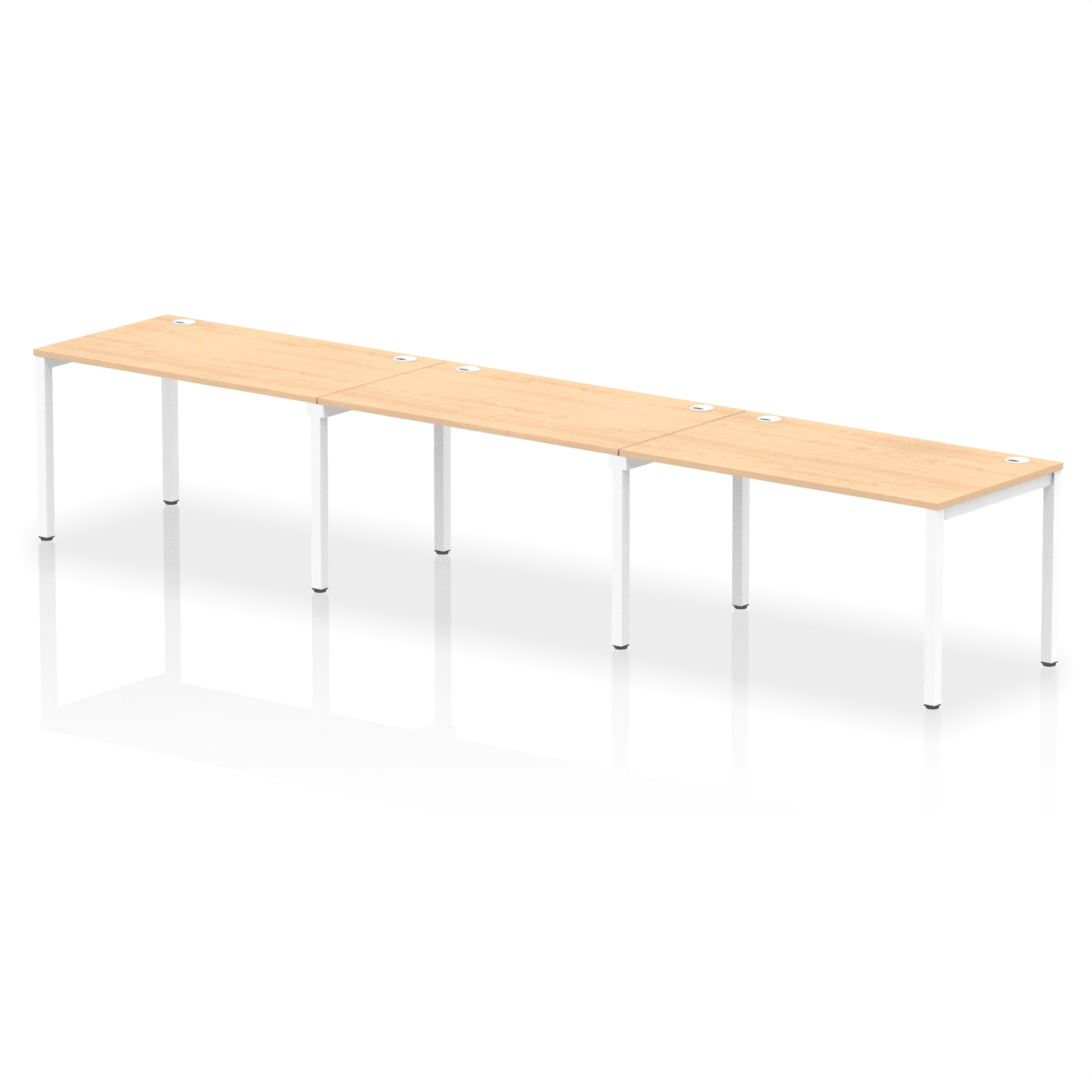 Impulse Single Row Bench Desk - 3 Person - Image 18