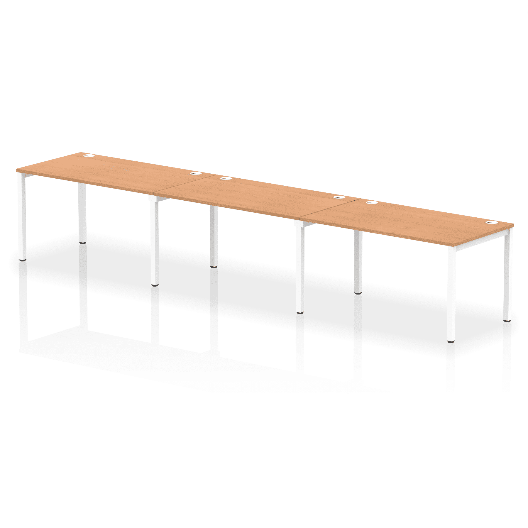 Impulse Single Row Bench Desk - 3 Person - Image 20