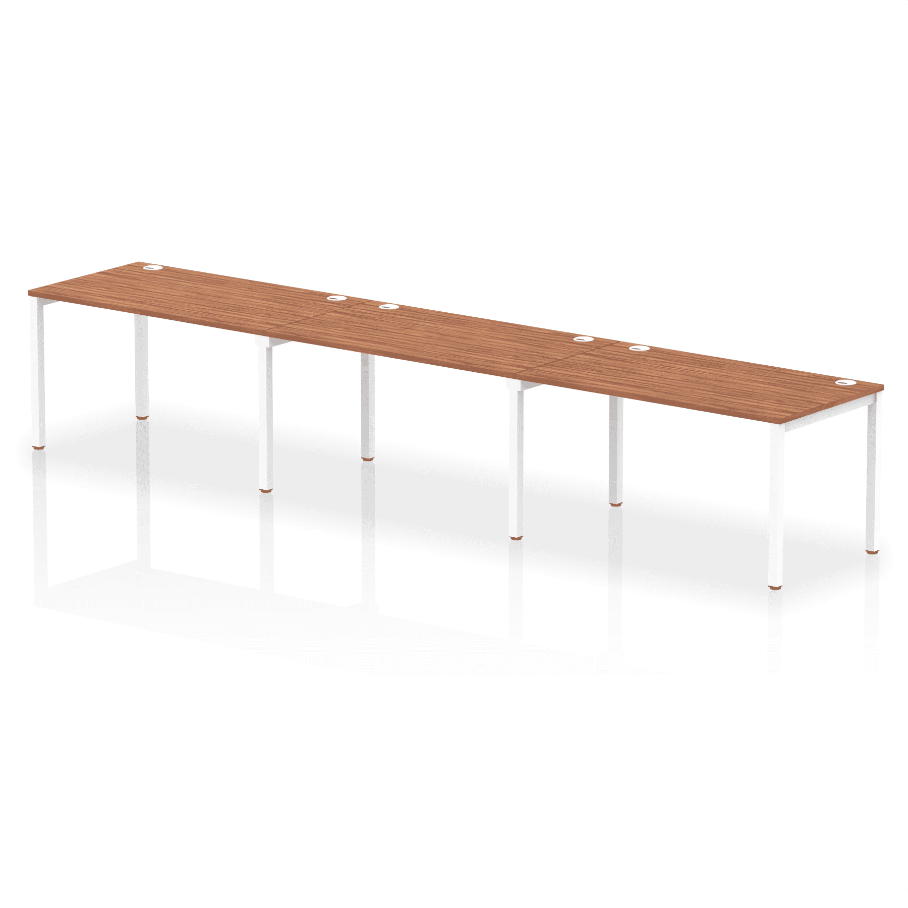 Impulse Single Row Bench Desk - 3 Person - Image 22
