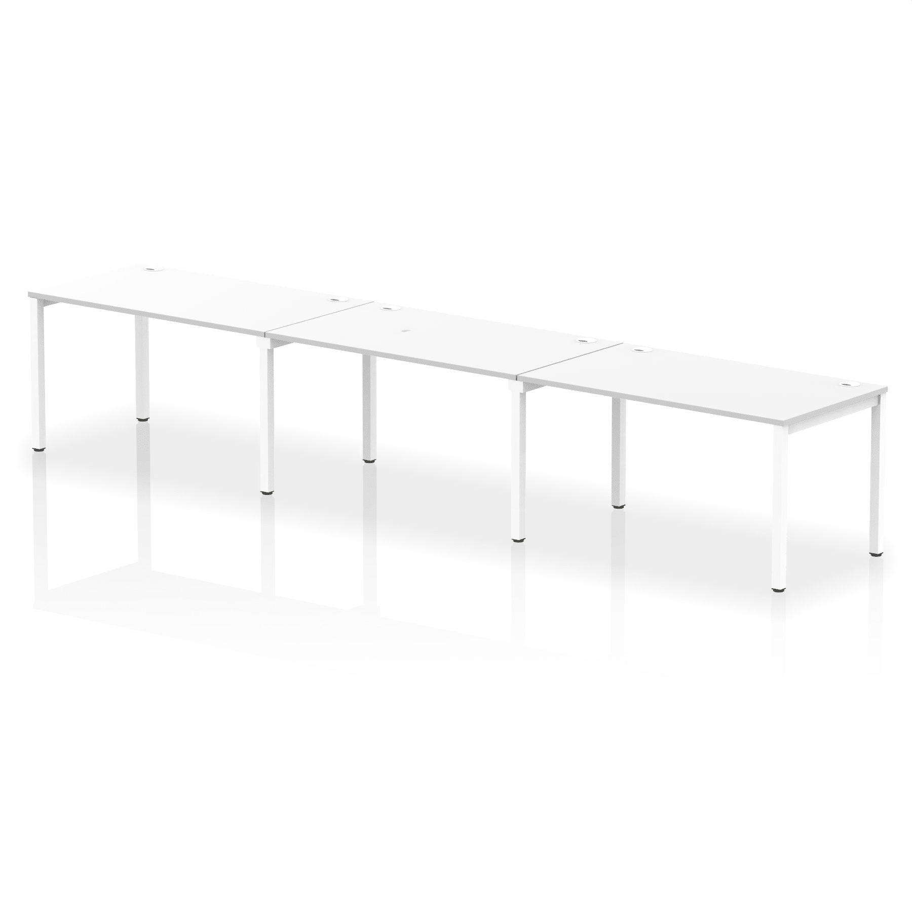 Impulse Single Row Bench Desk - 3 Person - Image 24