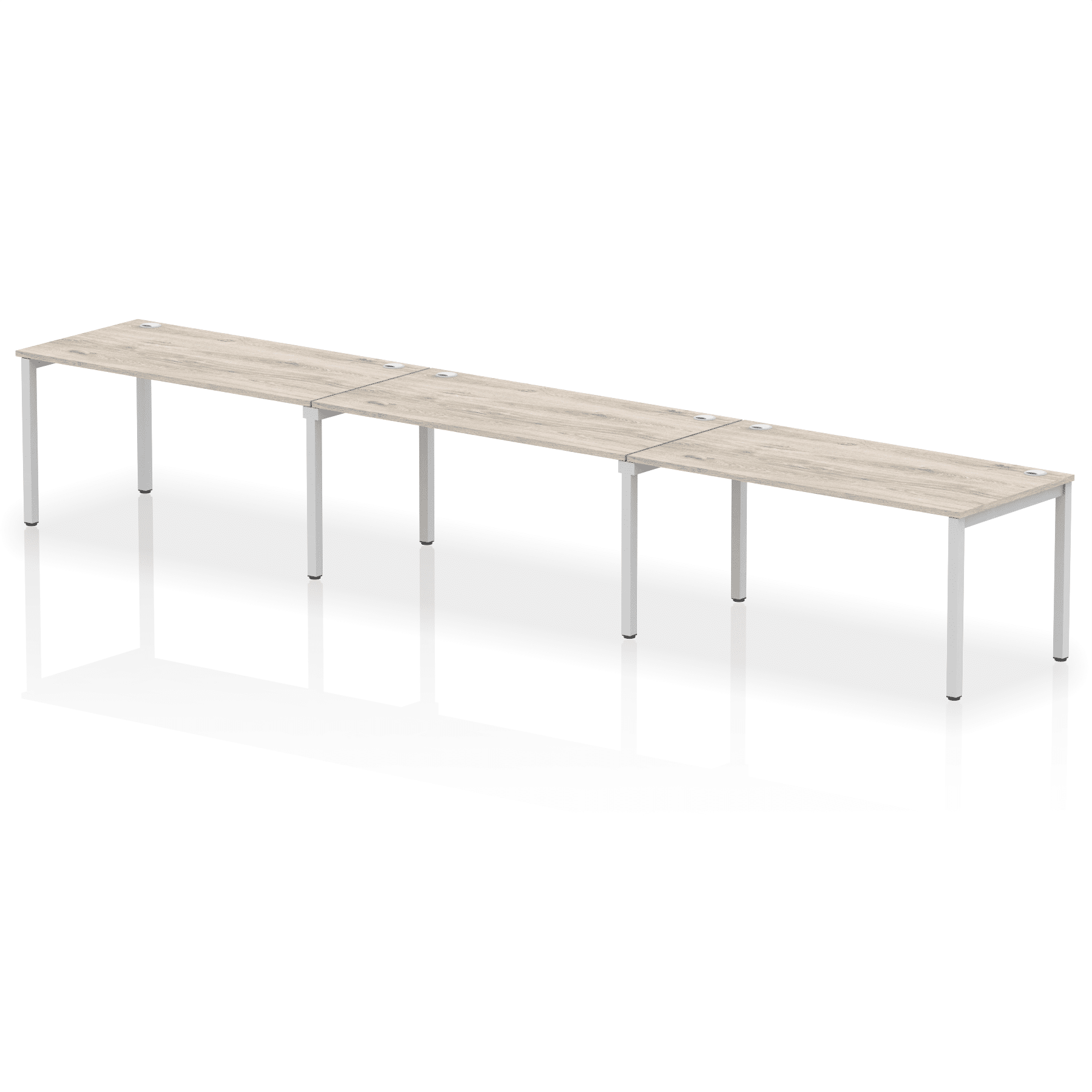 Impulse Single Row Bench Desk - 3 Person - Image 27