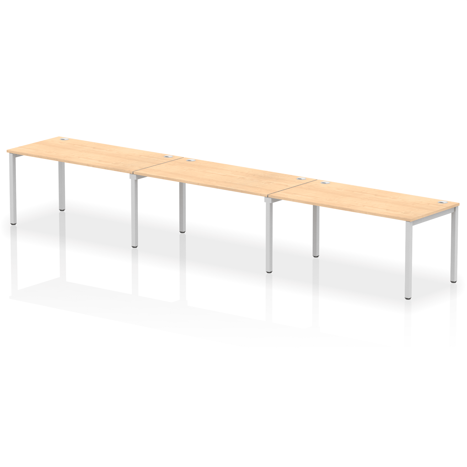 Impulse Single Row Bench Desk - 3 Person - Image 29