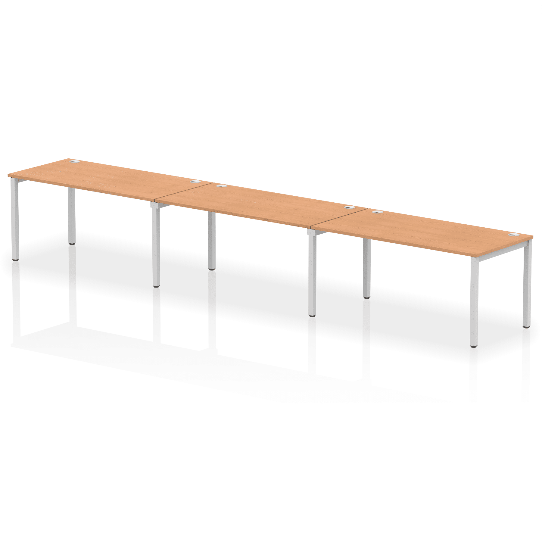 Impulse Single Row Bench Desk - 3 Person - Image 31