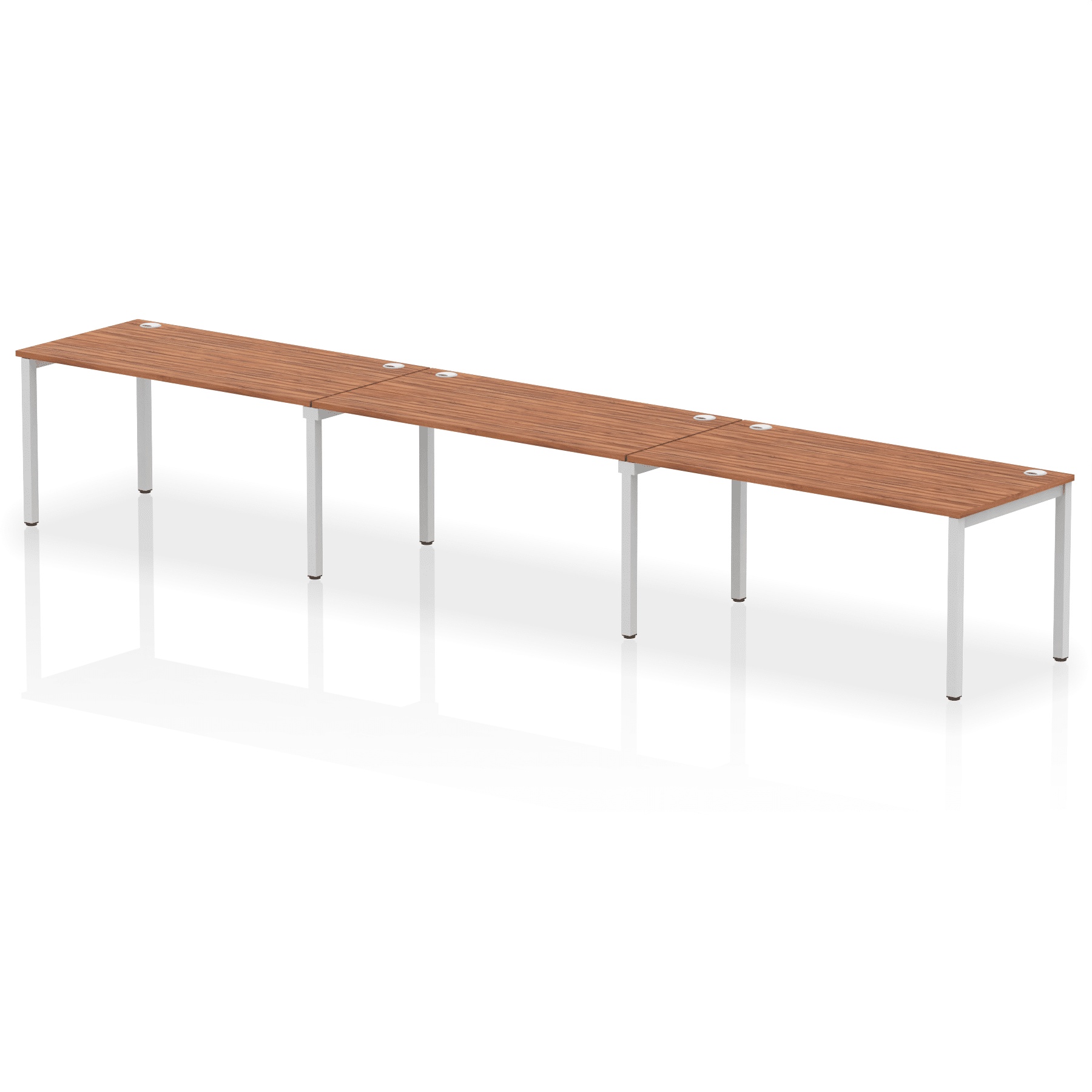 Impulse Single Row Bench Desk - 3 Person - Image 33