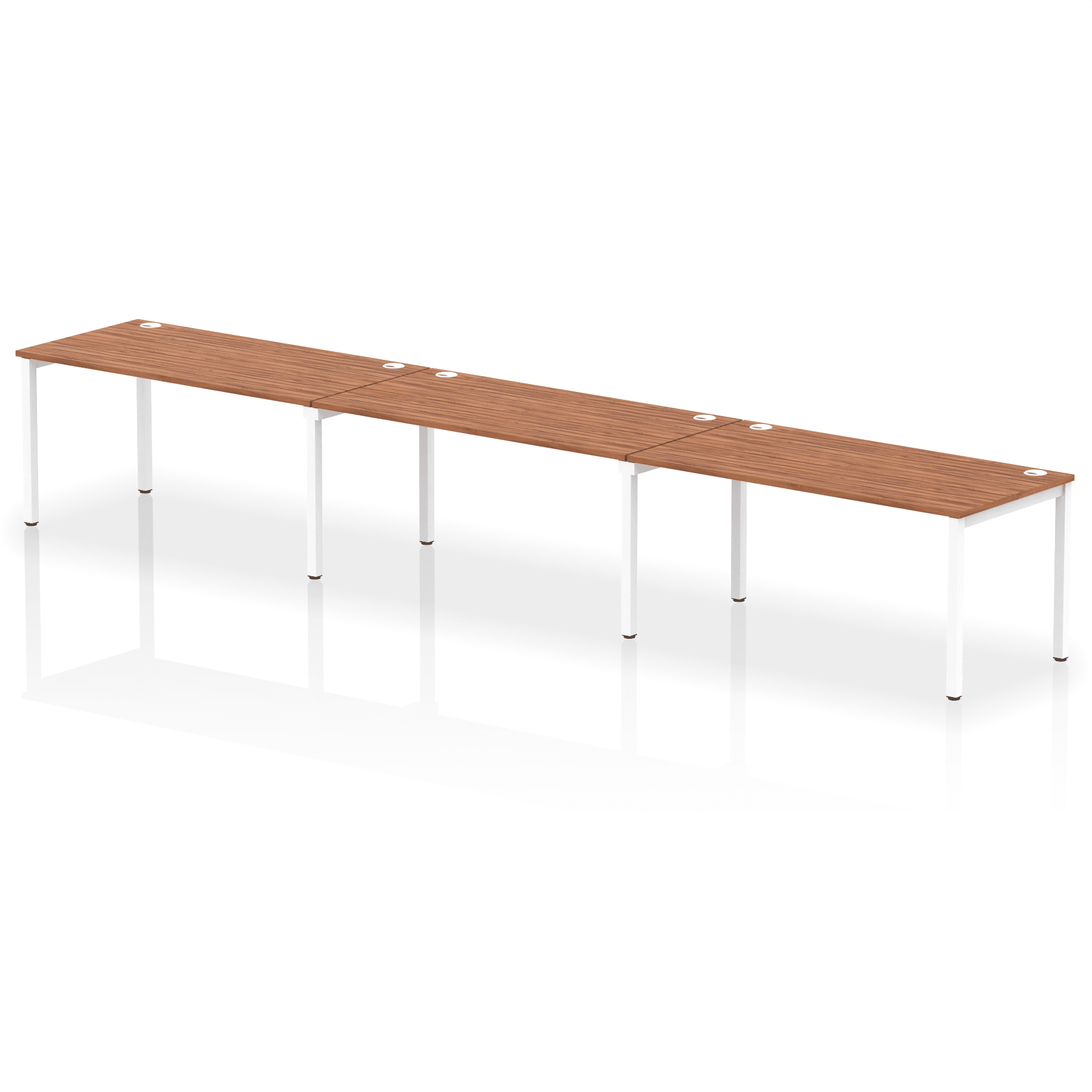 Impulse Single Row Bench Desk - 3 Person - Image 34