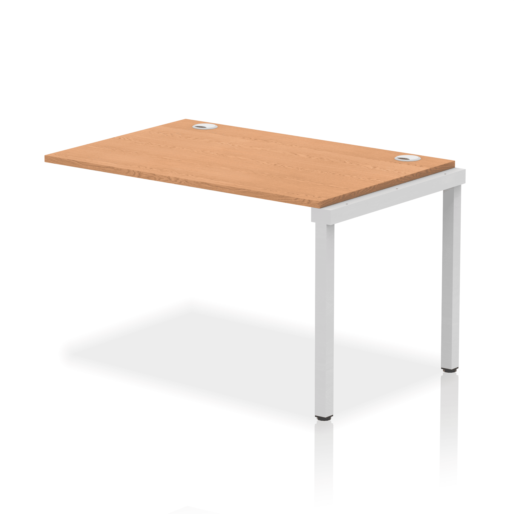 Impulse Single Row Bench Desk Extension Kit - Image 6