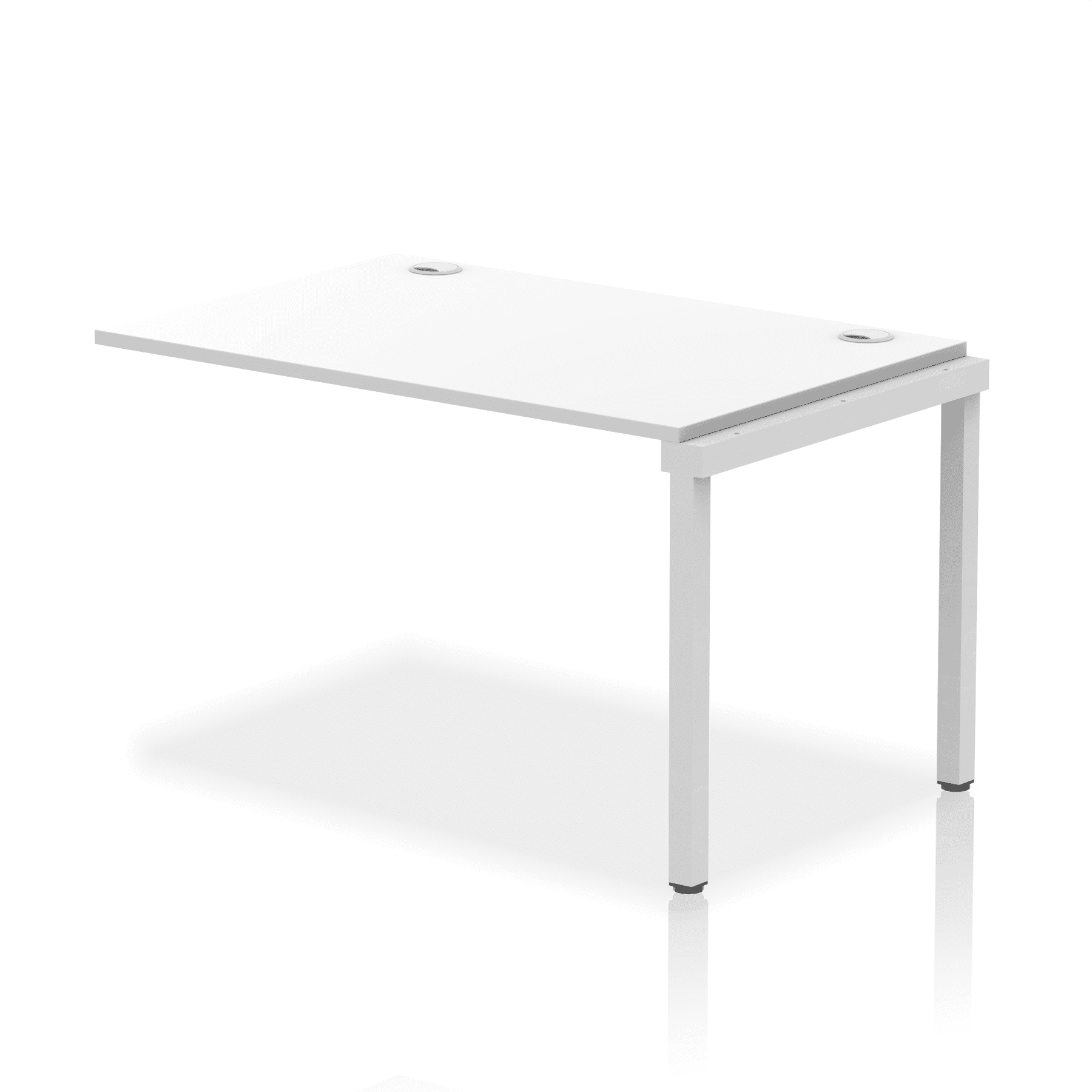 Impulse Single Row Bench Desk Extension Kit - Image 10