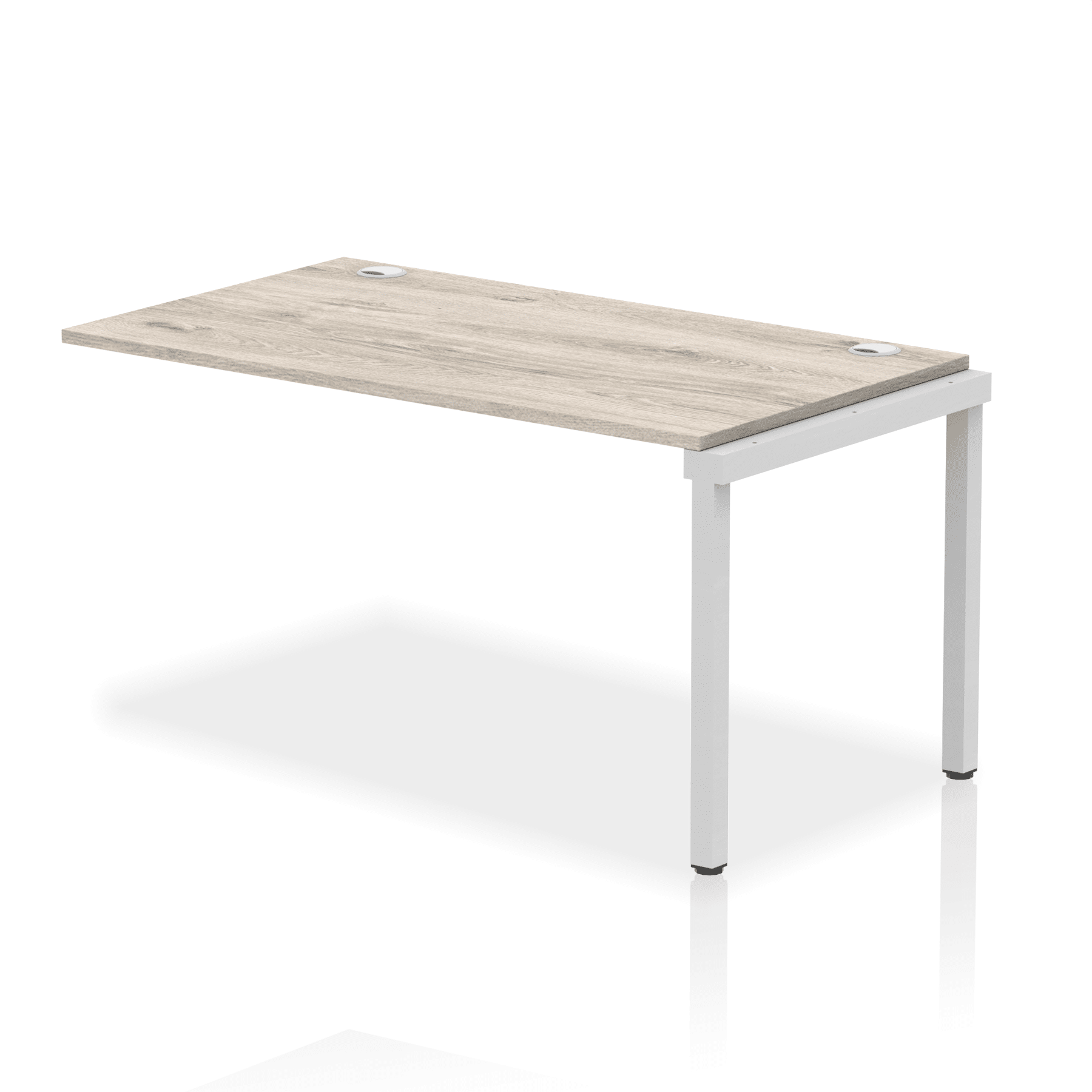 Impulse Single Row Bench Desk Extension Kit - Image 14