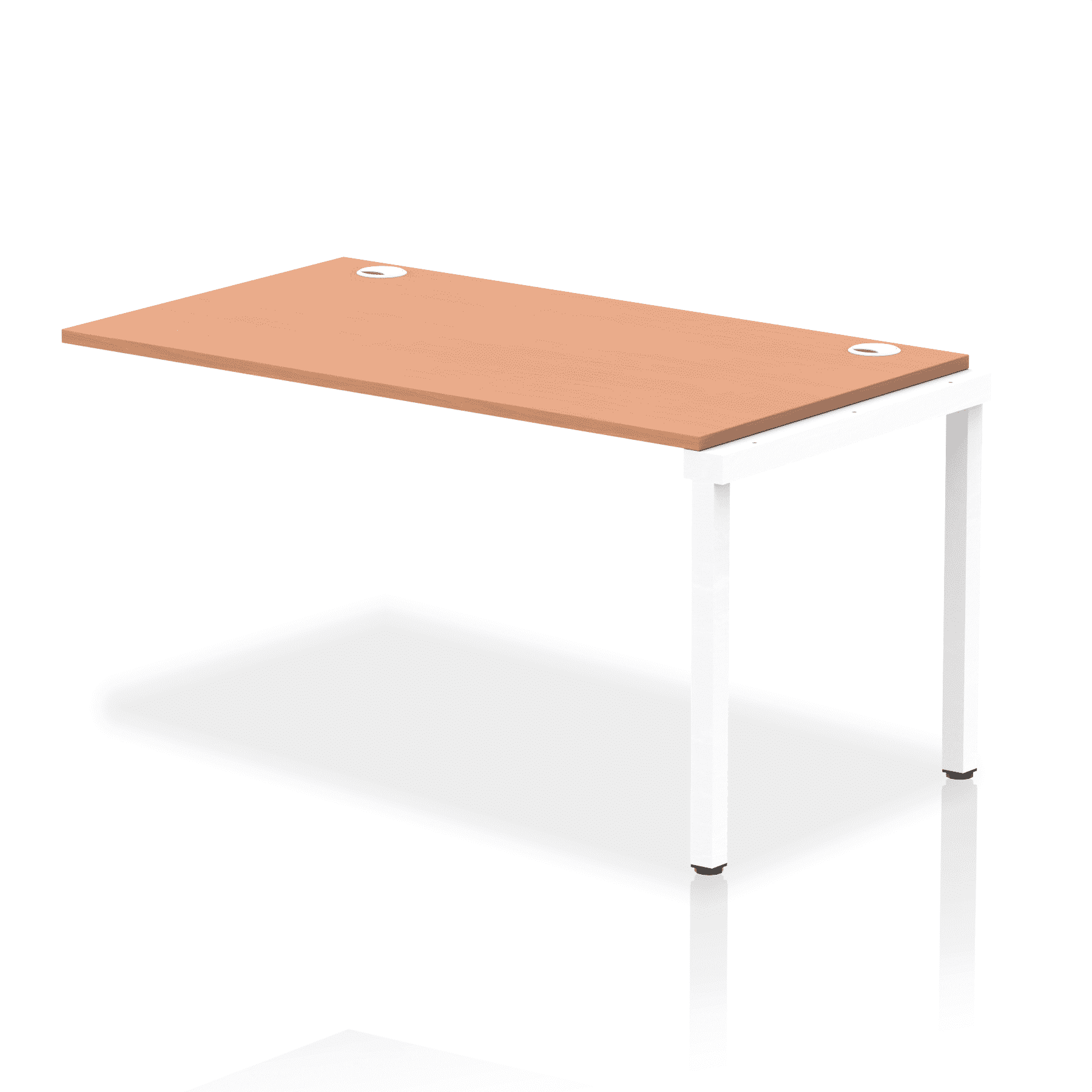 Impulse Single Row Bench Desk Extension Kit - Image 13