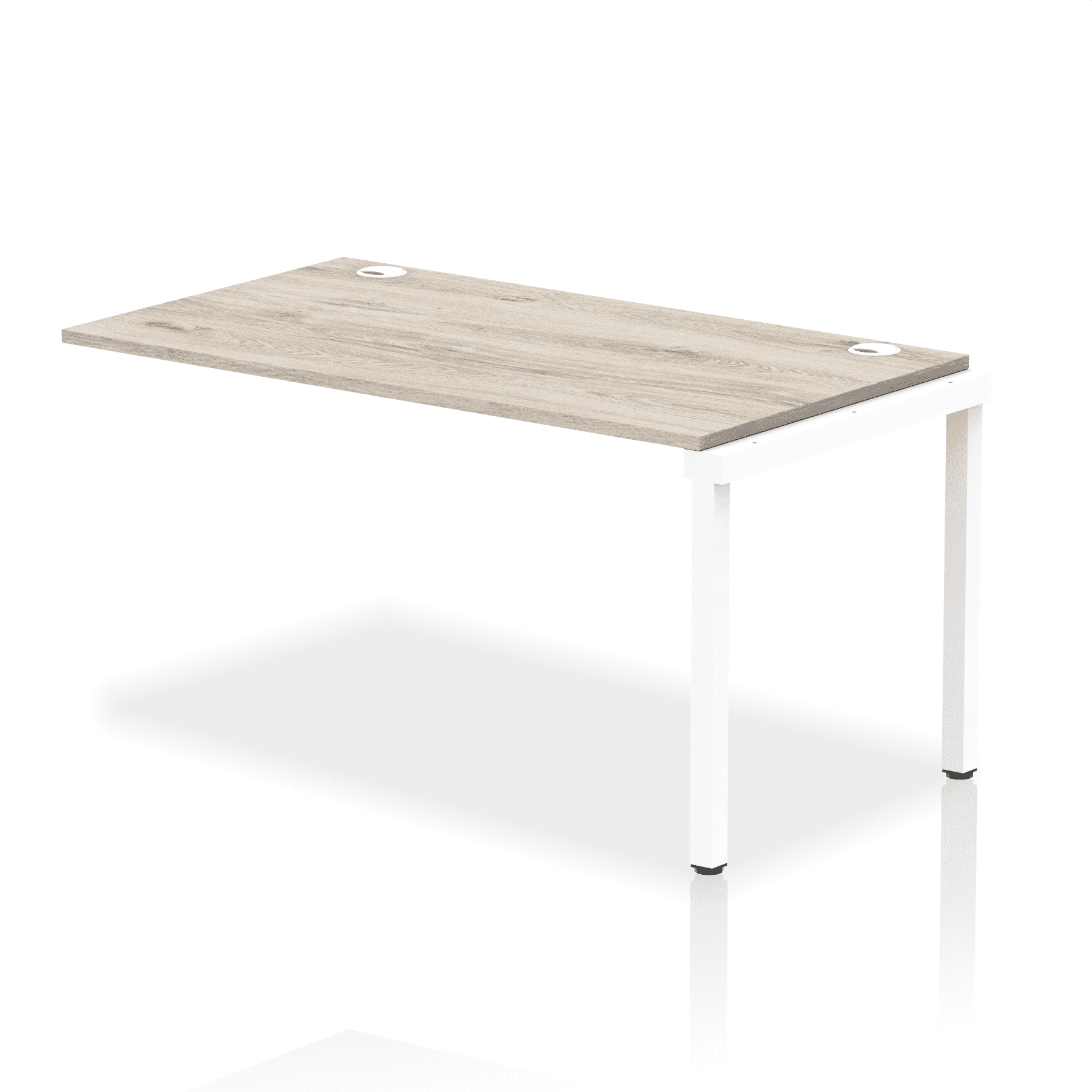 Impulse Single Row Bench Desk Extension Kit - Image 15