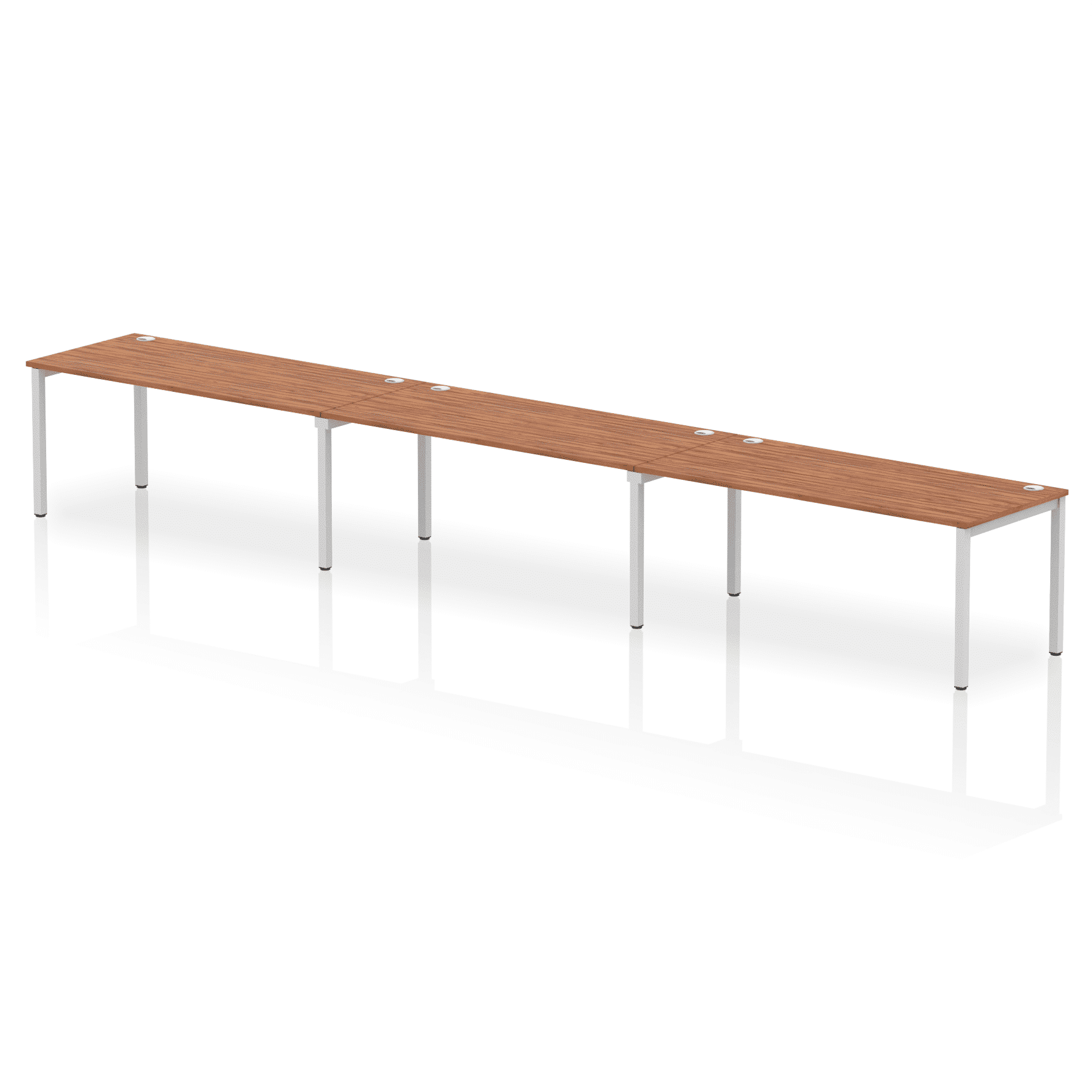Impulse Single Row Bench Desk - 3 Person - Image 45