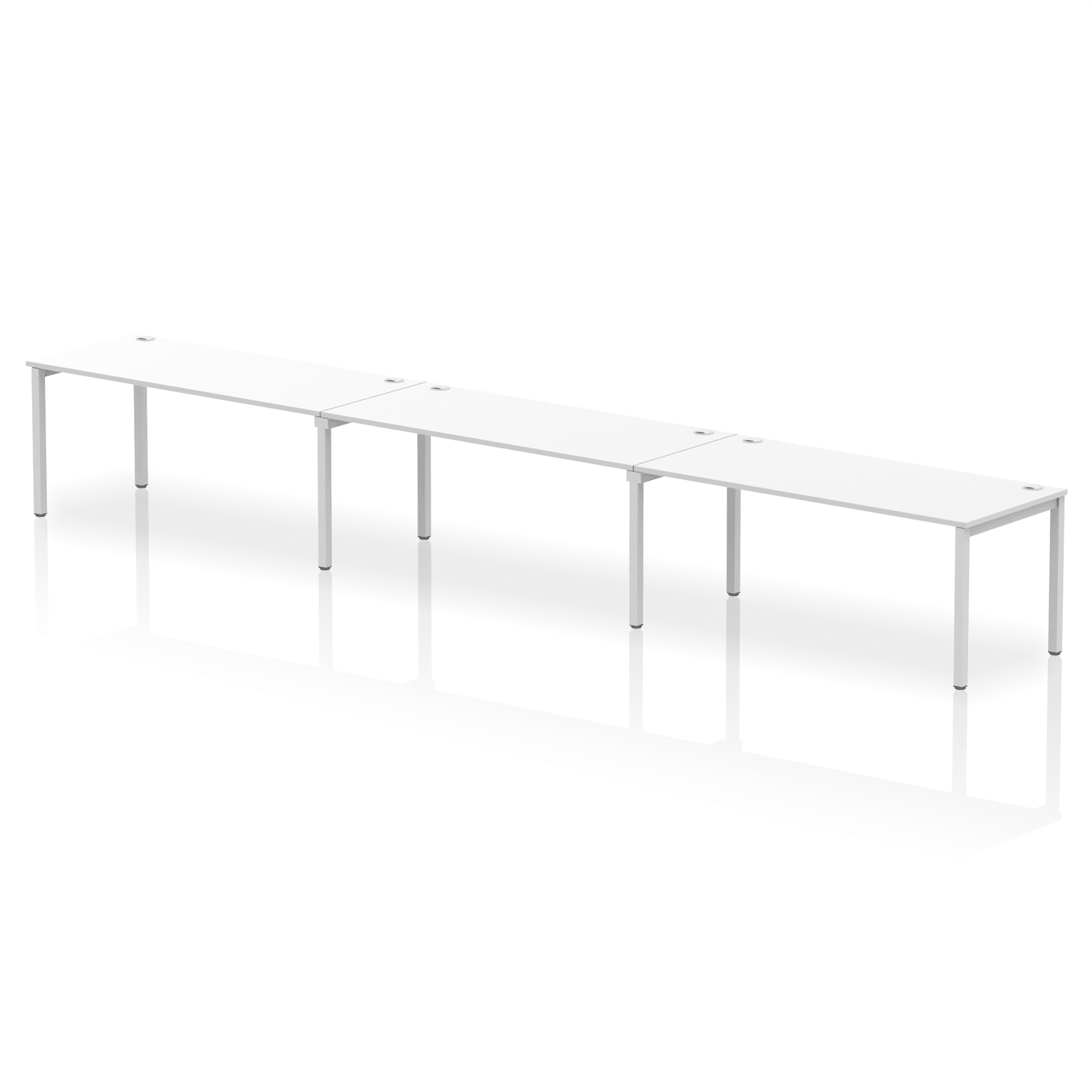 Impulse Single Row Bench Desk - 3 Person - Image 47