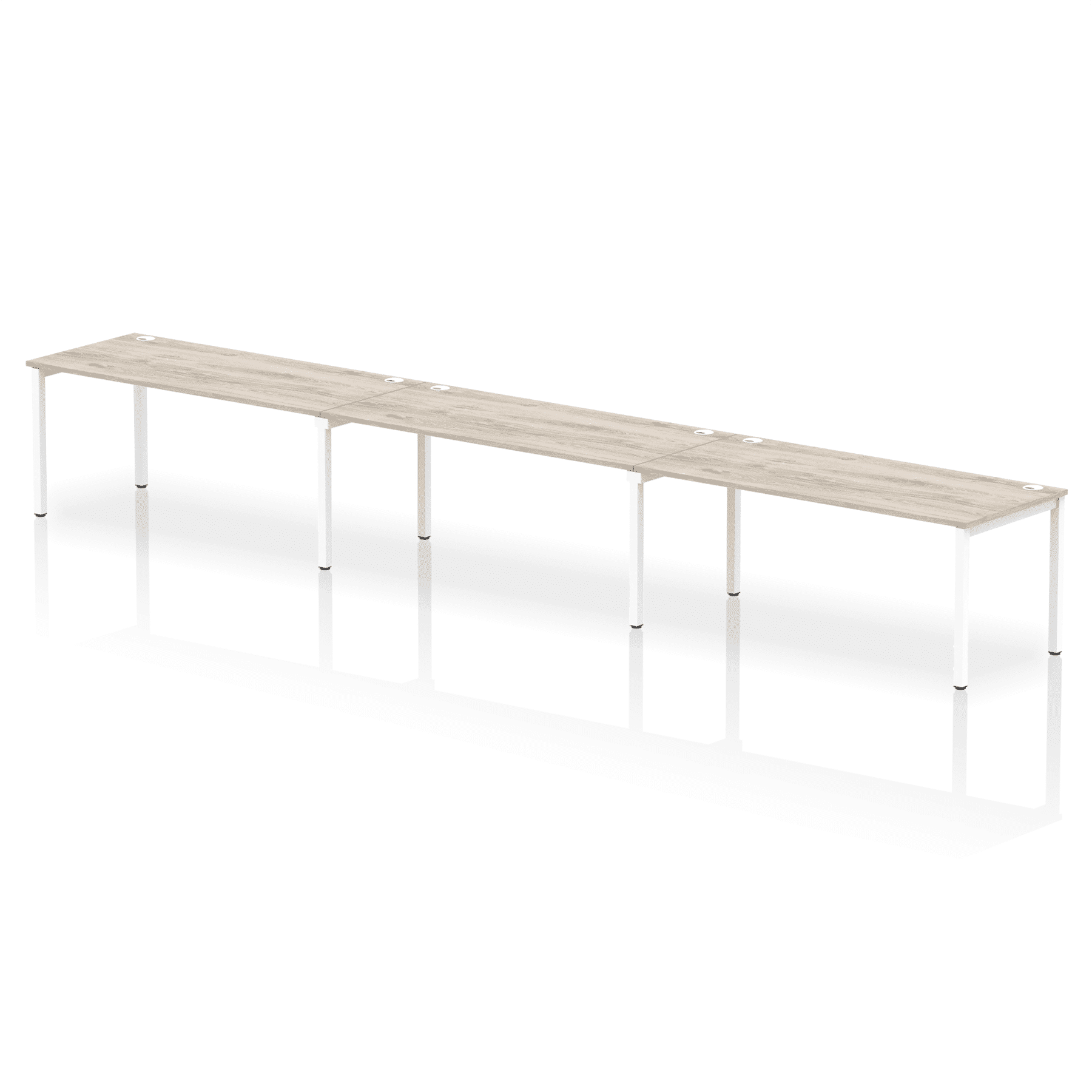 Impulse Single Row Bench Desk - 3 Person - Image 40
