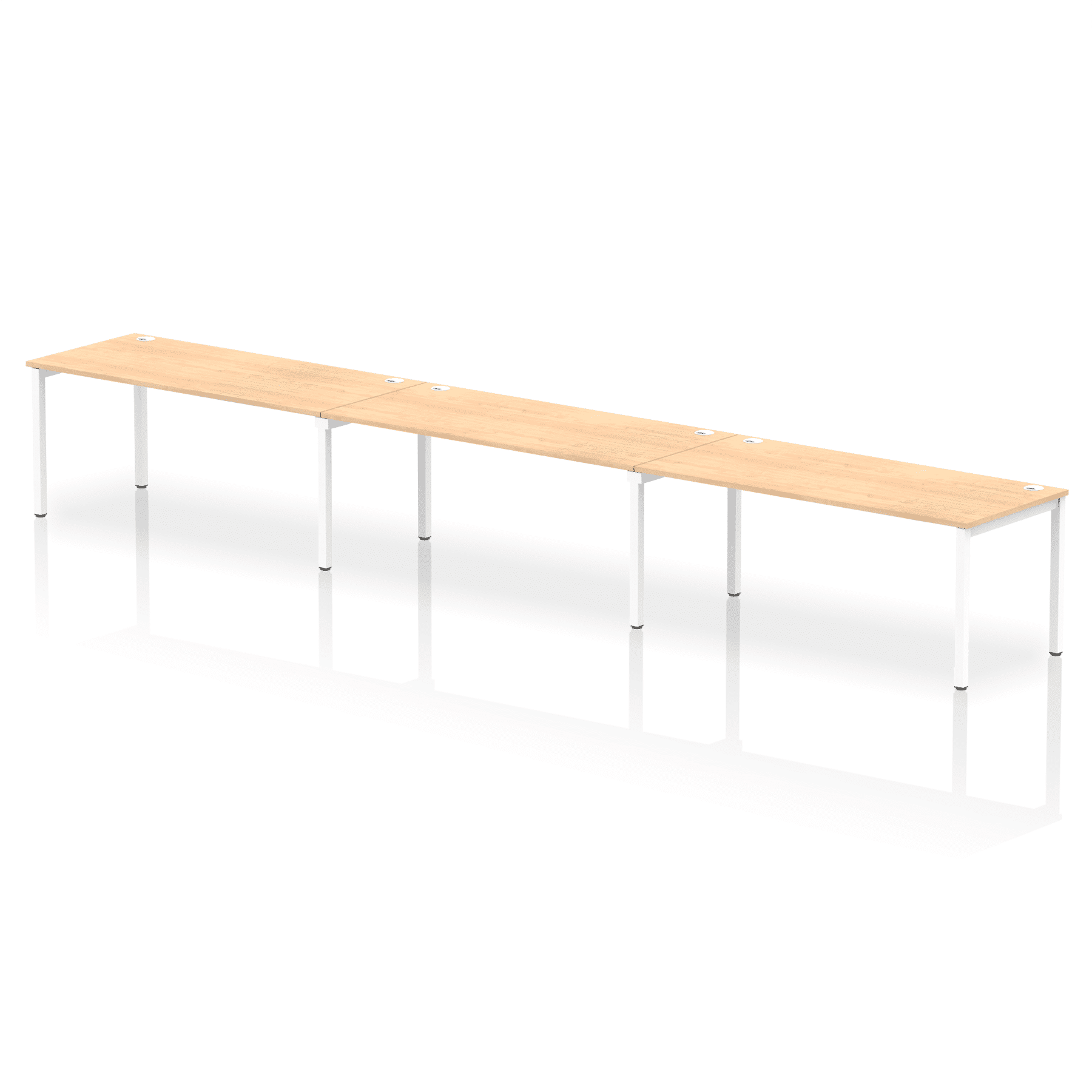 Impulse Single Row Bench Desk - 3 Person - Image 42