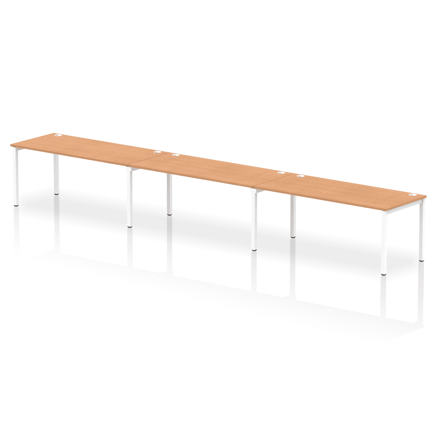 Impulse Single Row Bench Desk - 3 Person - Image 44