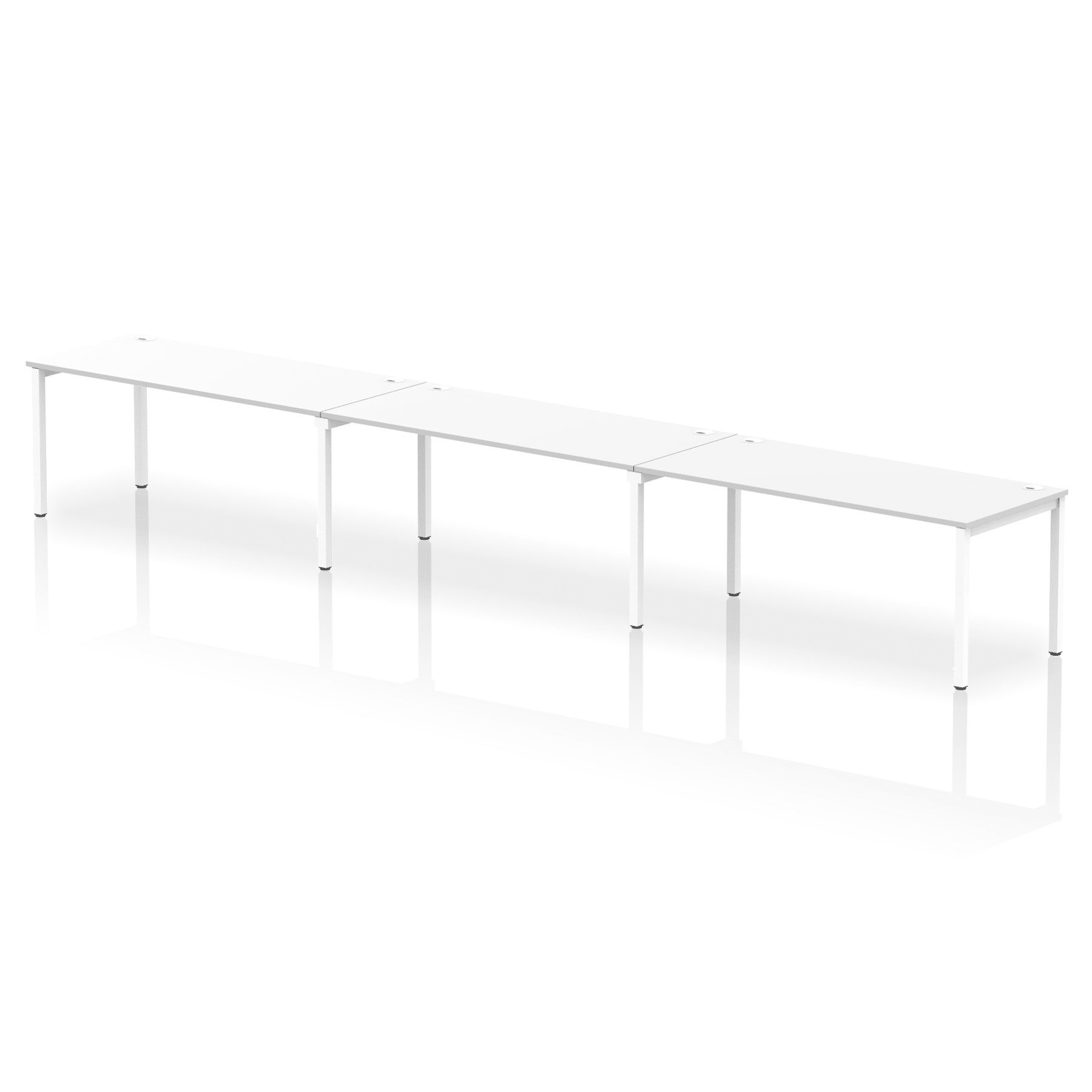 Impulse Single Row Bench Desk - 3 Person - Image 48