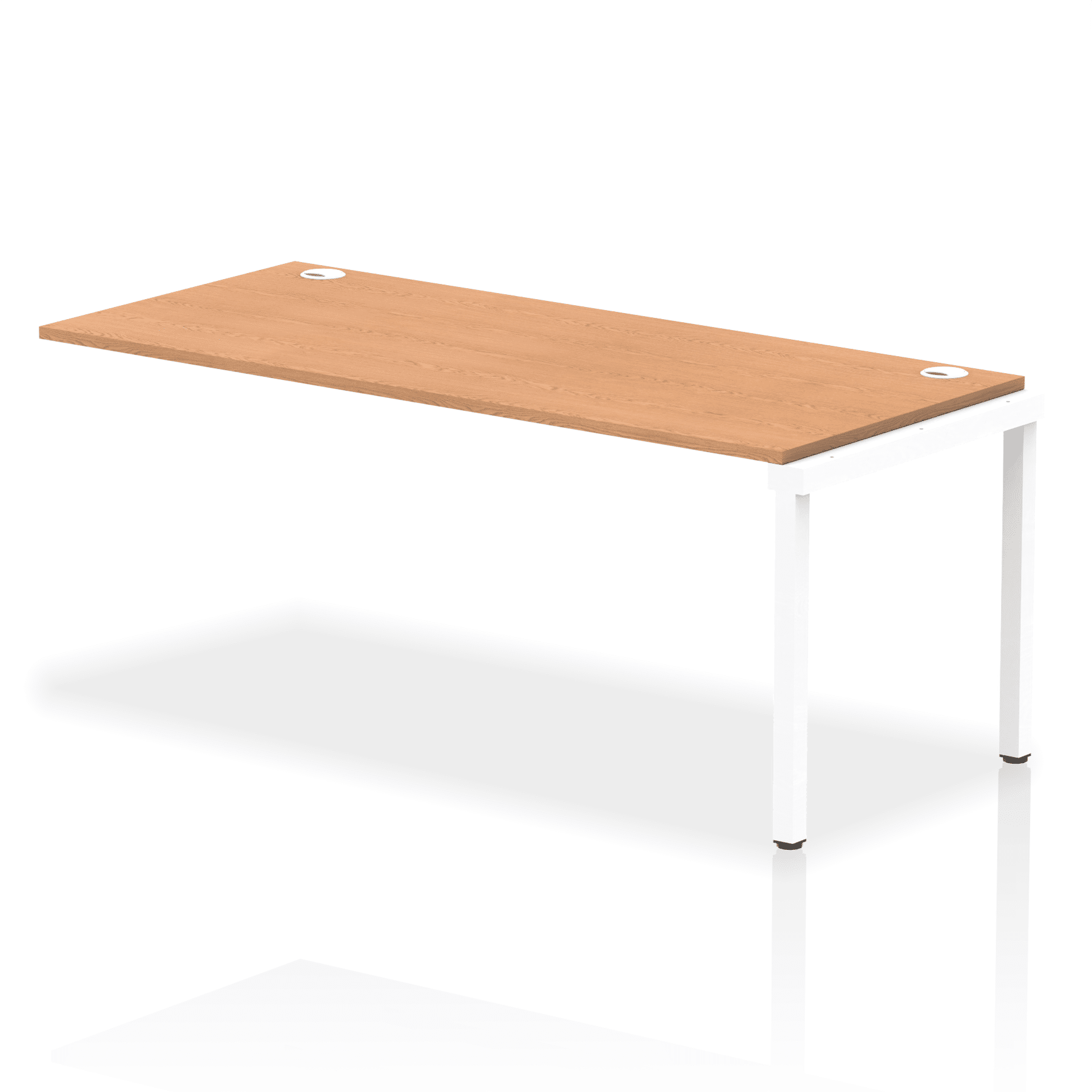 Impulse Single Row Bench Desk Extension Kit - Image 43