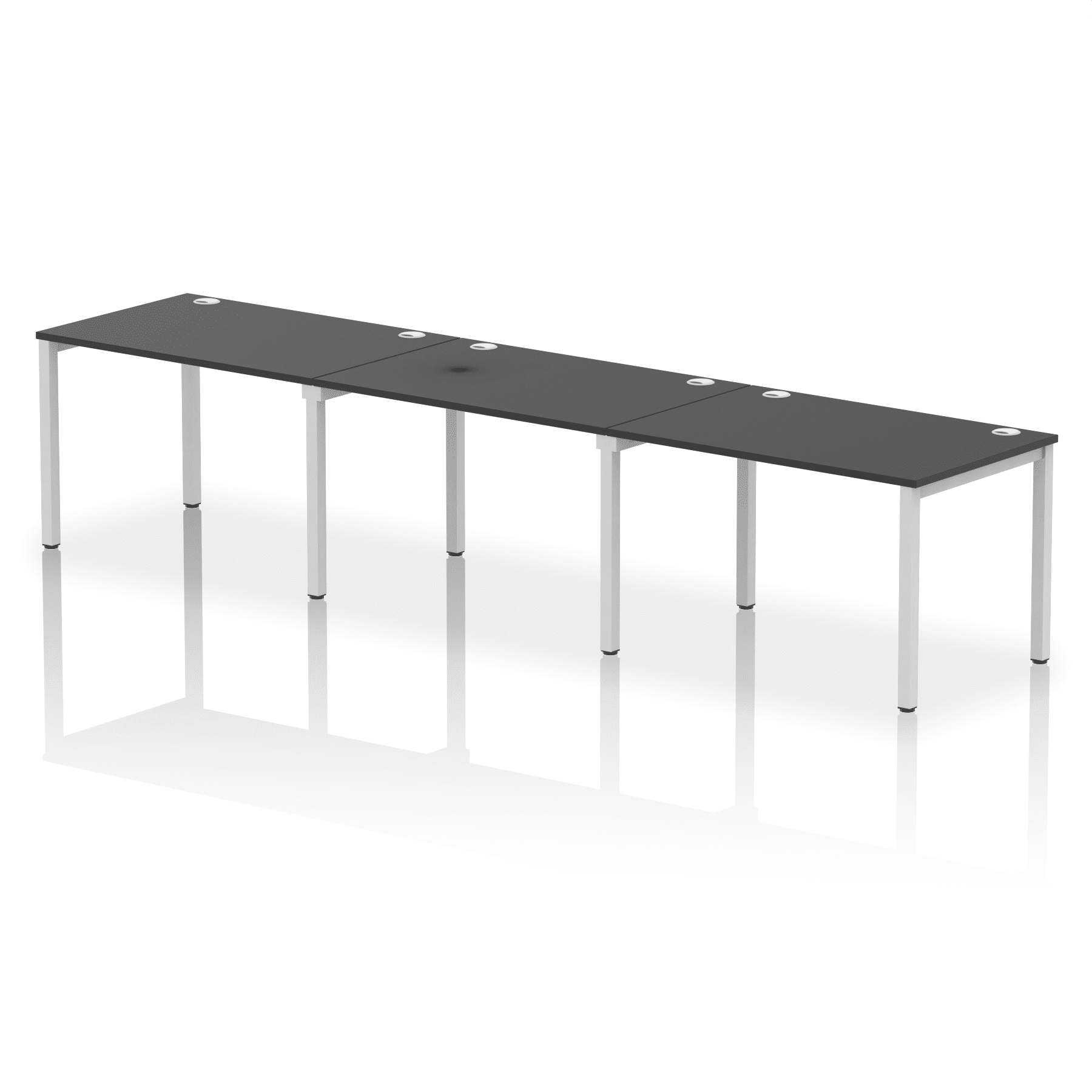 Impulse Single Row Bench Desk - 3 Person - Image 51