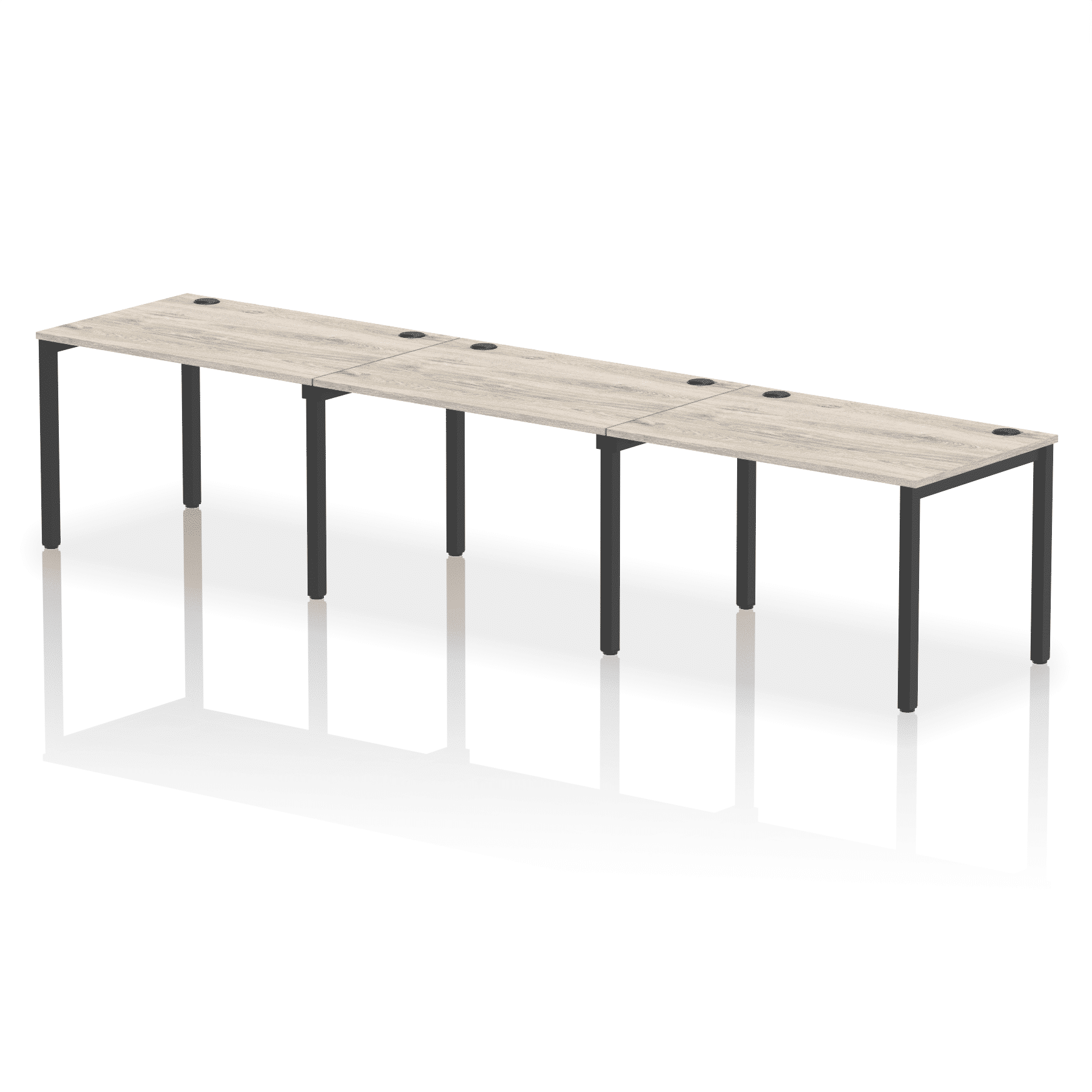 Impulse Single Row Bench Desk - 3 Person - Image 53