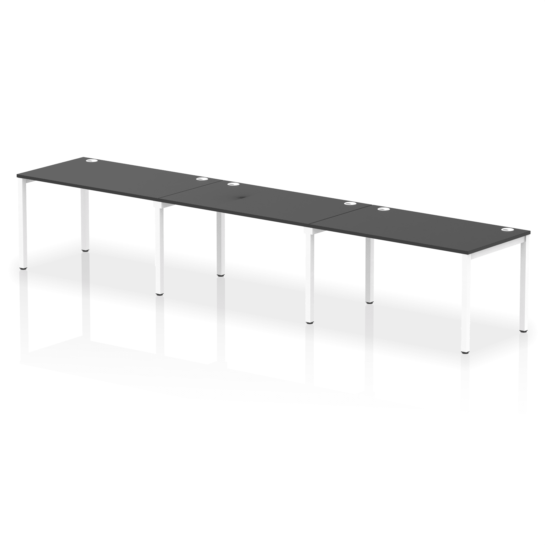 Impulse Single Row Bench Desk - 3 Person - Image 61