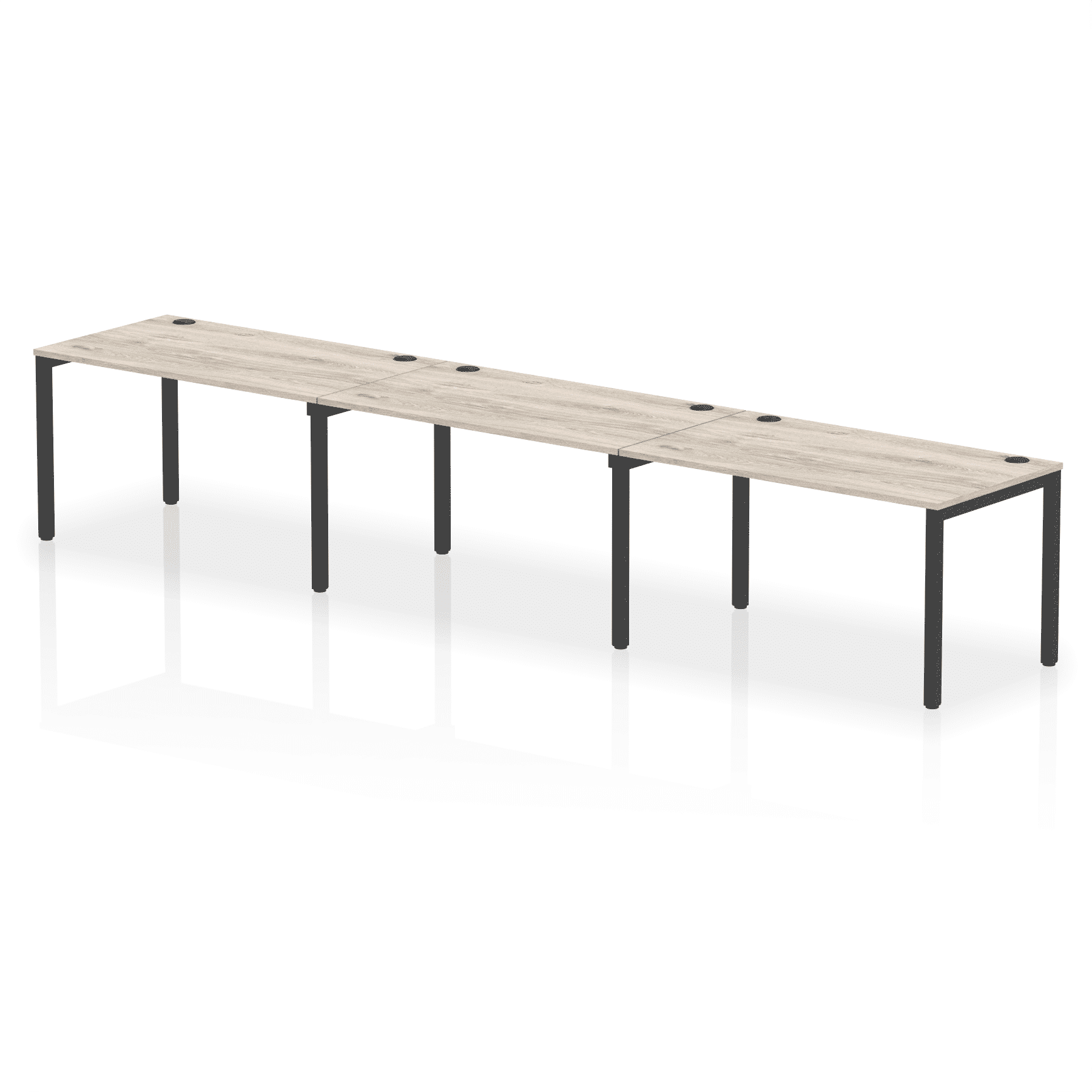 Impulse Single Row Bench Desk - 3 Person - Image 62